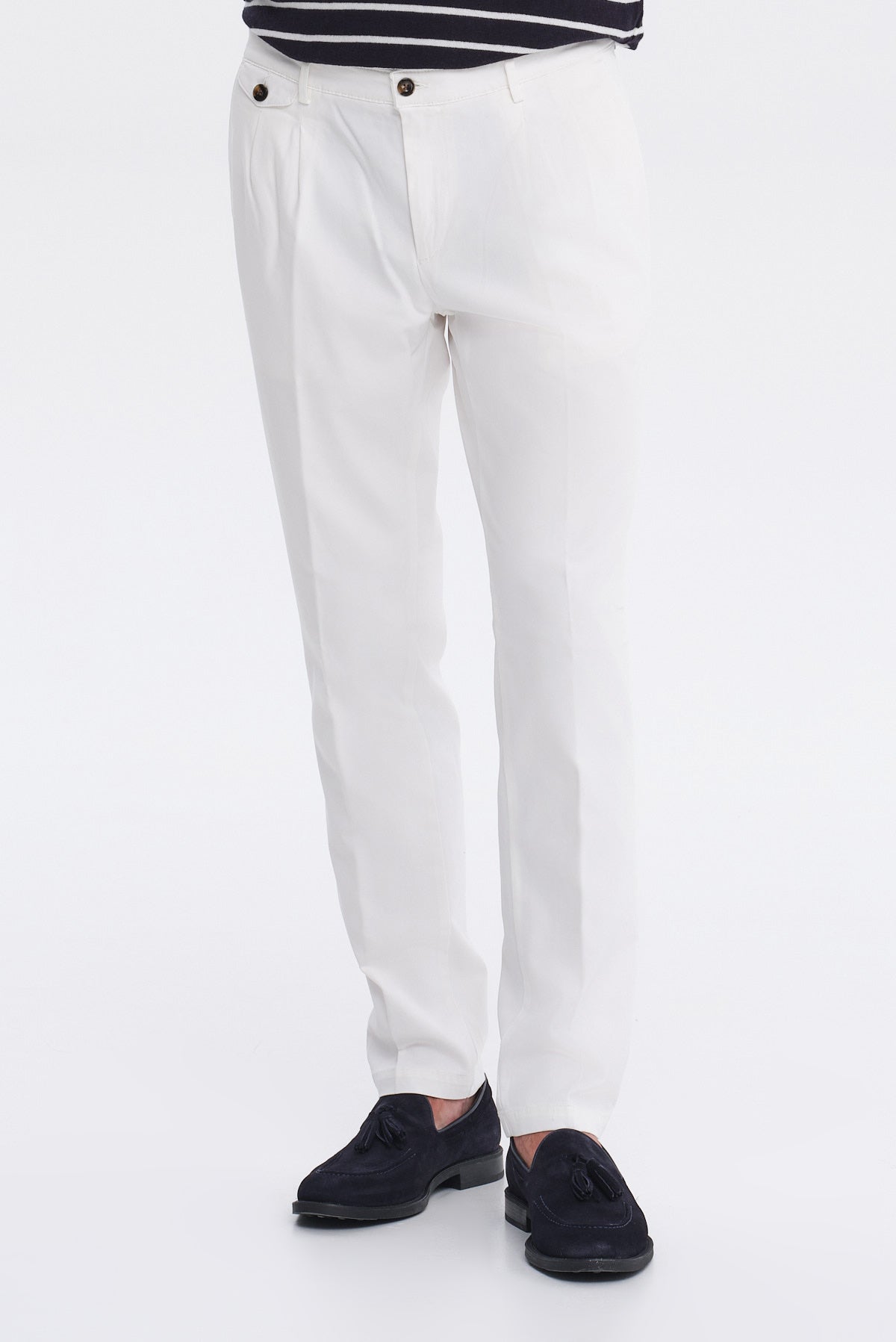 ΑΝΔΡΙΚΟ ΕΚΡΟΥ ΠΑΝΤΕΛΟΝΙ CHINOS REGULAR FIT PORTOBELLO'S ΜΕ ΔΥΟ ΠΙΕΤΕΣ