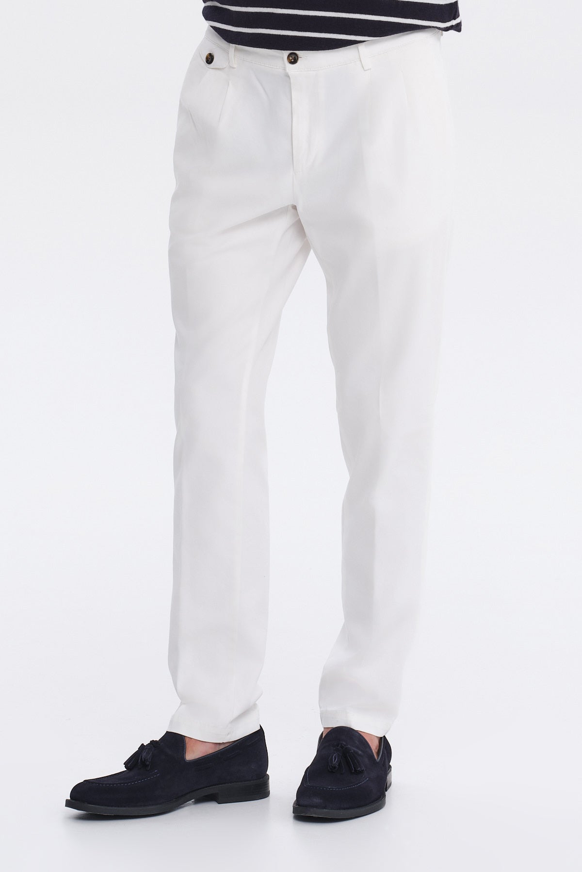 ΑΝΔΡΙΚΟ ΕΚΡΟΥ ΠΑΝΤΕΛΟΝΙ CHINOS REGULAR FIT PORTOBELLO'S ΜΕ ΔΥΟ ΠΙΕΤΕΣ