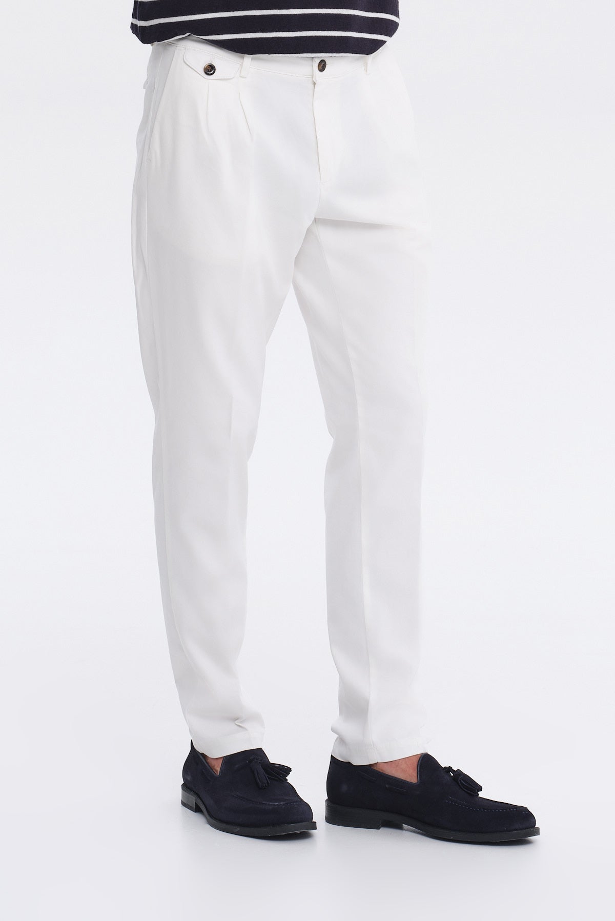 ΑΝΔΡΙΚΟ ΕΚΡΟΥ ΠΑΝΤΕΛΟΝΙ CHINOS REGULAR FIT PORTOBELLO'S ΜΕ ΔΥΟ ΠΙΕΤΕΣ