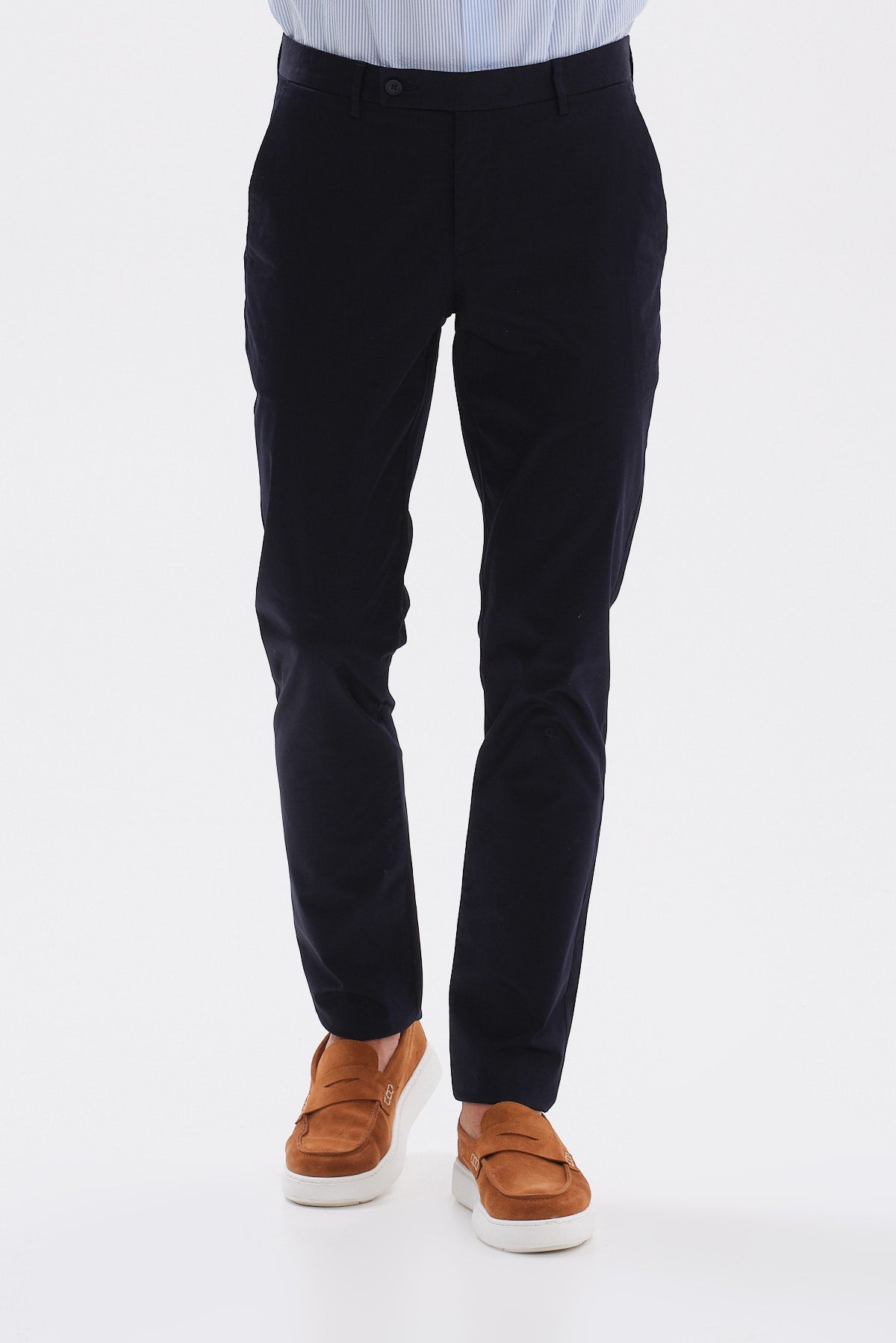 ΑΝΔΡΙΚΟ ΜΠΛΕ ΣΚΟΥΡΟ CHINOS ΠΑΝΤΕΛΟΝΙ PORTOBELLO'S SLIM FIT