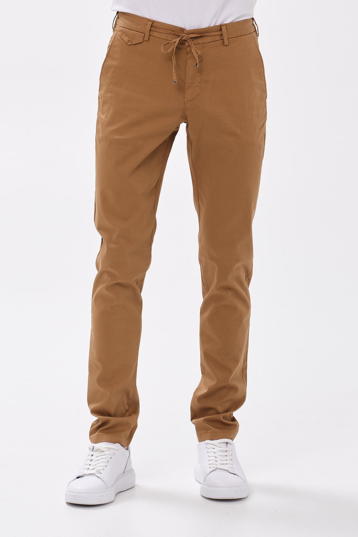 ΑΝΔΡΙΚΟ ΚΑΜΕΛ ΠΑΝΤΕΛΟΝΙ CHINO PORTOBELLO'S REGULAR FIT ΜΕ ΚΟΡΔΟΝΙ-ΛΑΣΤΙΧΟ