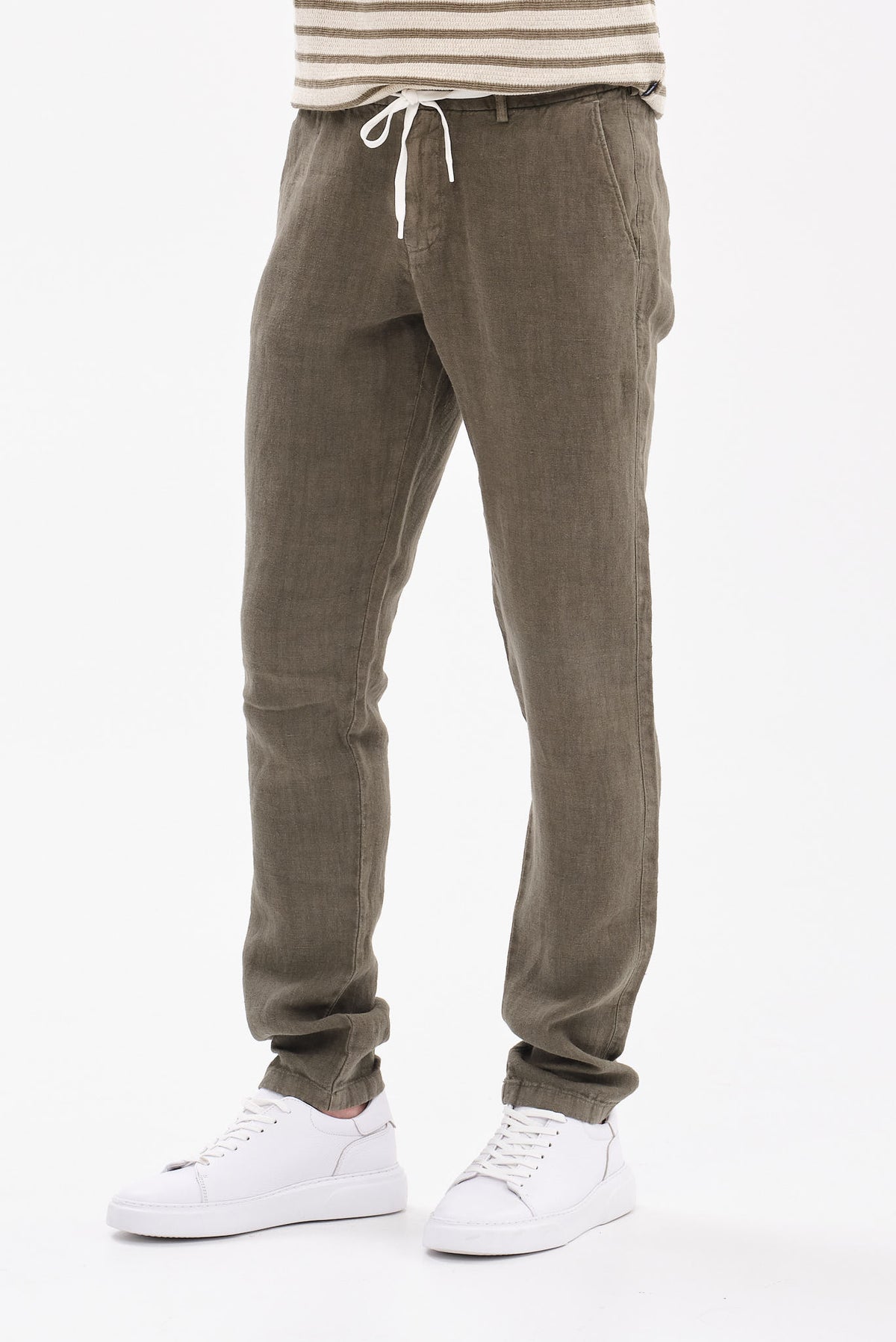 ΑΝΔΡΙΚΟ ΛΑΔΙ ΛΙΝΟ  ΠΑΝΤΕΛΟΝΙ CHINO PORTOBELLO'S REGULAR FIT ΜΕ ΚΟΡΔΟΝΙ-ΛΑΣΤΙΧΟ