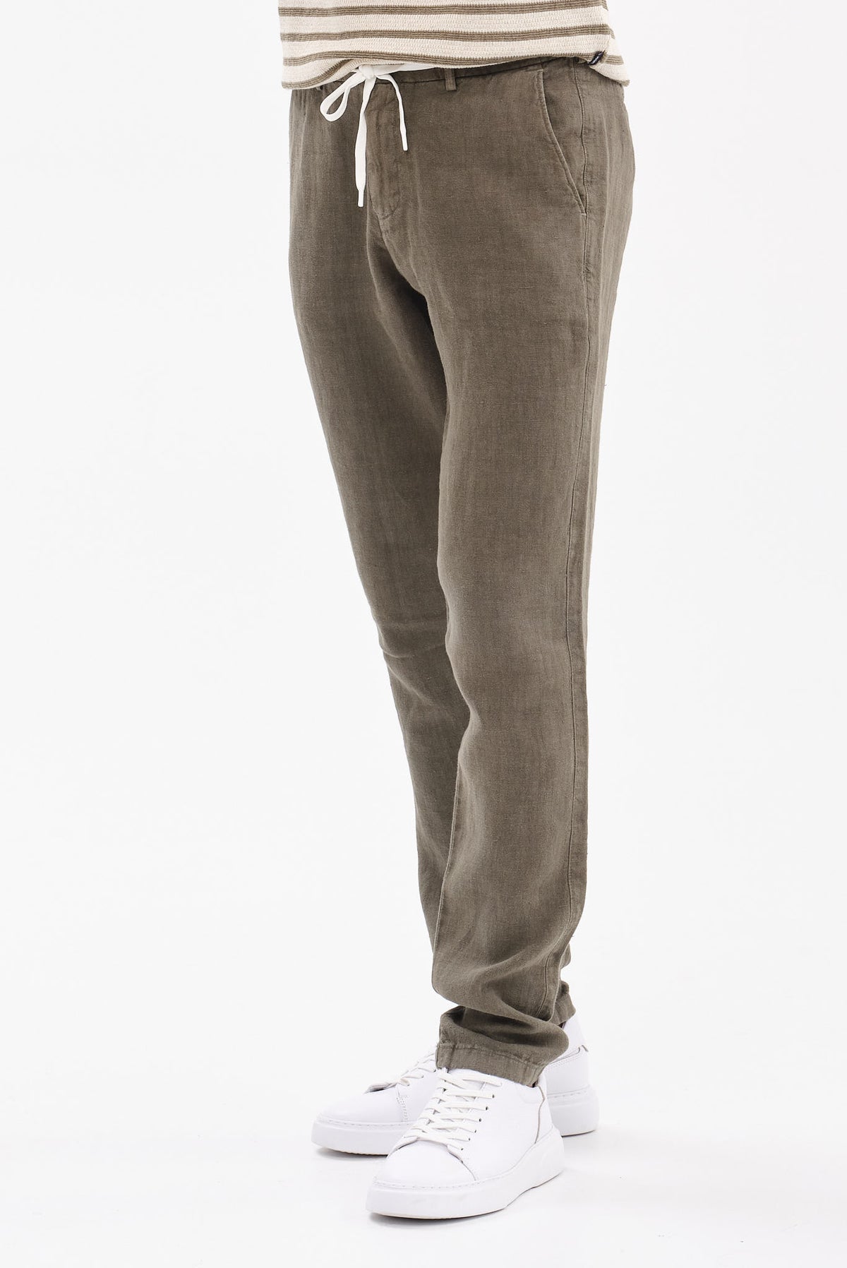 ΑΝΔΡΙΚΟ ΛΑΔΙ ΛΙΝΟ  ΠΑΝΤΕΛΟΝΙ CHINO PORTOBELLO'S REGULAR FIT ΜΕ ΚΟΡΔΟΝΙ-ΛΑΣΤΙΧΟ
