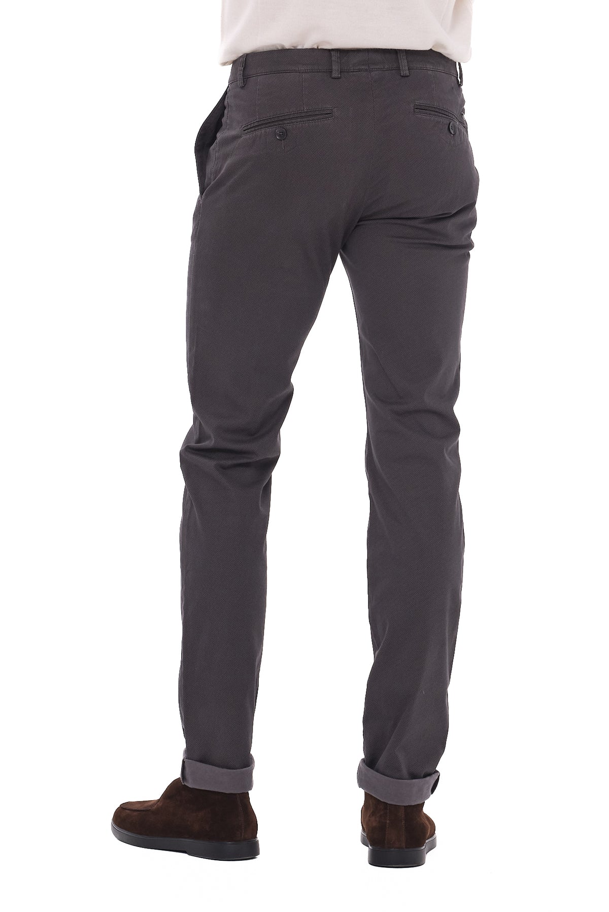 ΑΝΔΡΙΚΟ ΣΚΟΥΡΟ ΓΚΡΙ CHINOS ΠΑΝΤΕΛΟΝΙ BUGATTI REGULAR FIT