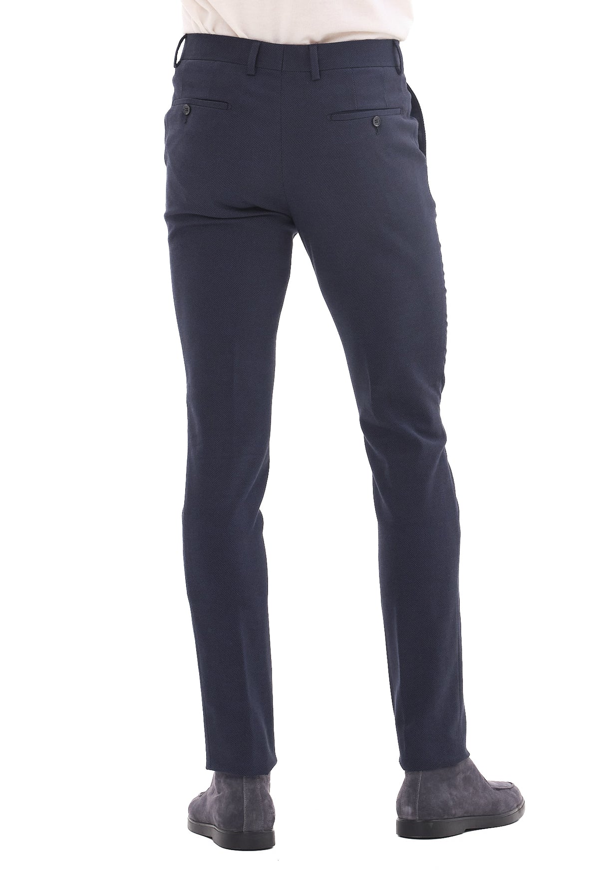 ΑΝΔΡΙΚΟ ΜΠΛΕ ΠΑΝΤΕΛΟΝΙ CHINO PORTOBELLO'S SLIM FIT ΜΕ ΜΙΚΡΟΣΧΕΔΙΟ