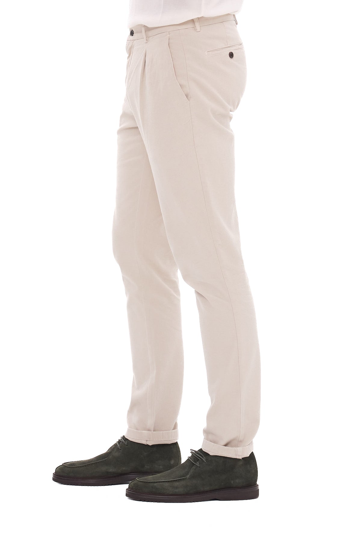 ΑΝΔΡΙΚΟ ΠΑΝΤΕΛΟΝΙ CHINO PORTOBELLO'S ΣΕ ΜΠΕΖ ΑΝΟΙΧΤΟ ΧΡΩΜΑ SLIM FIT