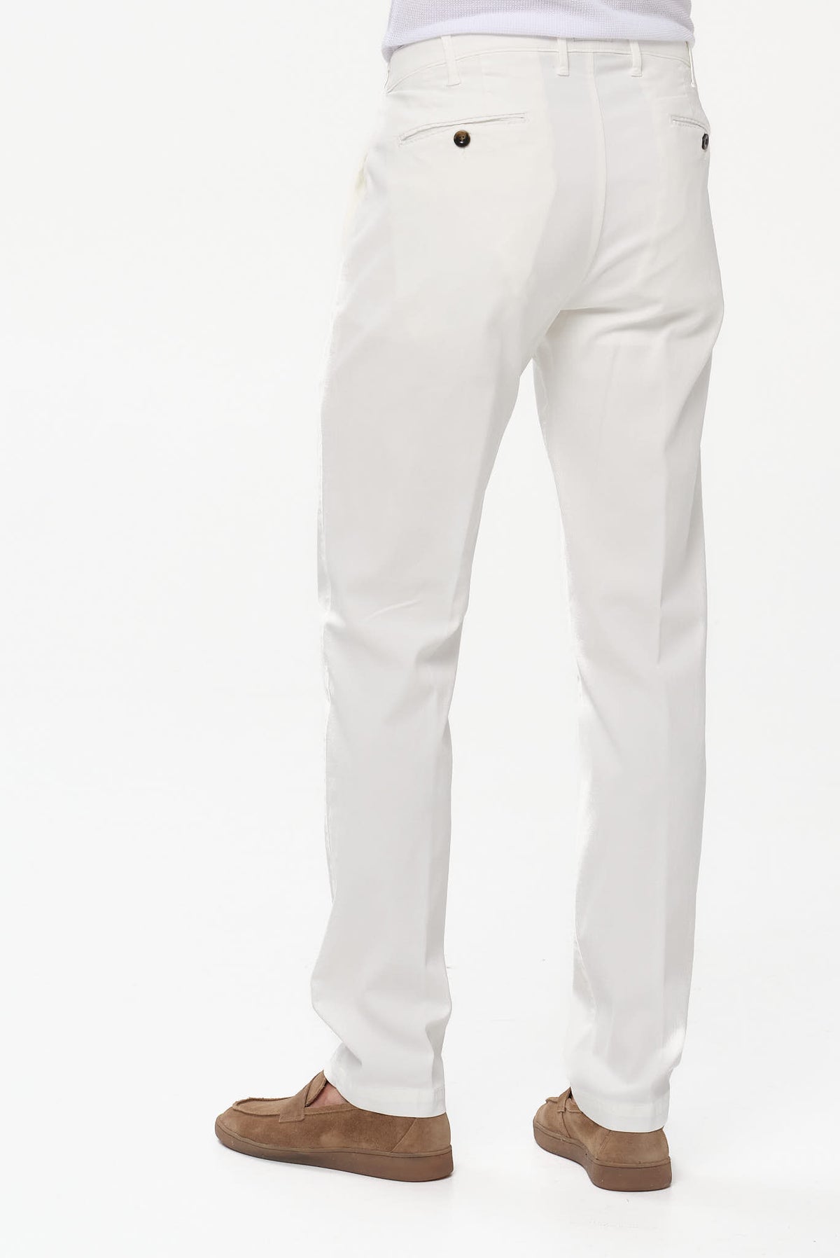 ΑΝΔΡΙΚΟ ΛΕΥΚΟ ΠΑΝΤΕΛΟΝΙ CHINOS FOUR TEN REGULAR FIT