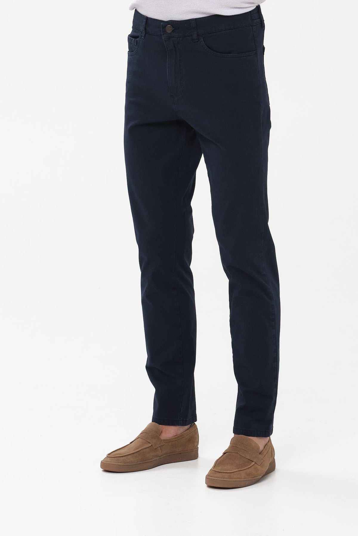ΑΝΔΡΙΚΟ ΜΠΛΕ ΣΚΟΥΡΟ ΠΑΝΤΕΛΟΝΙ CHINOS PORTOBELLO΄S ME ΛΑΣΤΙΧΟ REGULAR FIT
