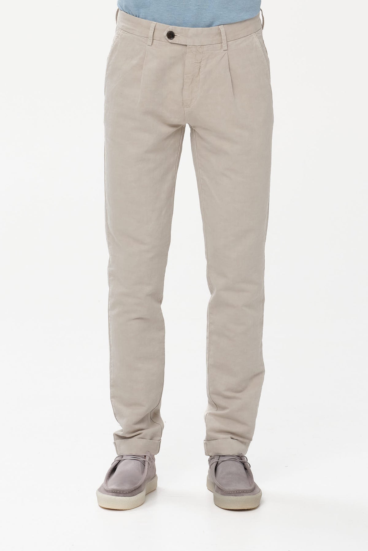 ΑΝΔΡΙΚΟ ΜΠΕΖ ΑΝΟΙΧΤΟ ΠΑΝΤΕΛΟΝΙ CHINOS PORTOBELLO΄S ME ΠΙΕΤΑ REGULAR FIT