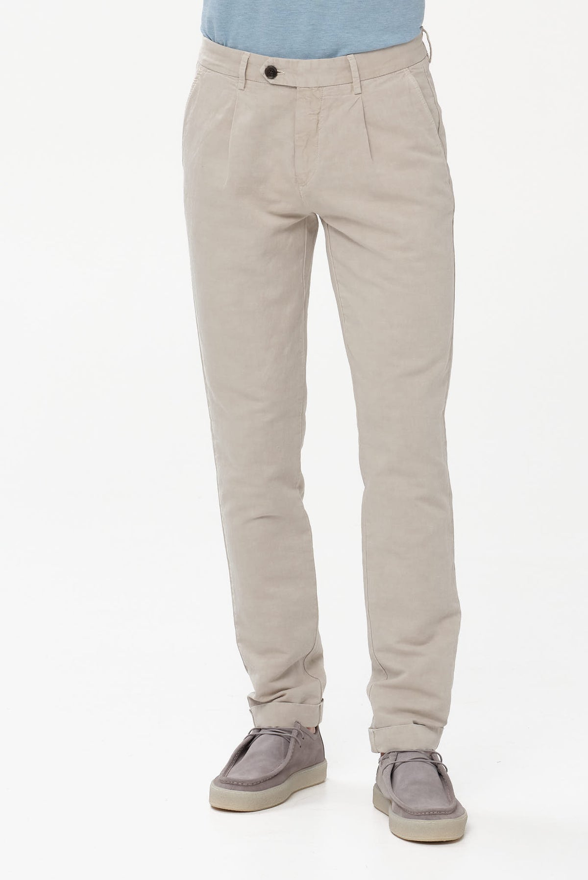 ΑΝΔΡΙΚΟ ΜΠΕΖ ΑΝΟΙΧΤΟ ΠΑΝΤΕΛΟΝΙ CHINOS PORTOBELLO΄S ME ΠΙΕΤΑ REGULAR FIT