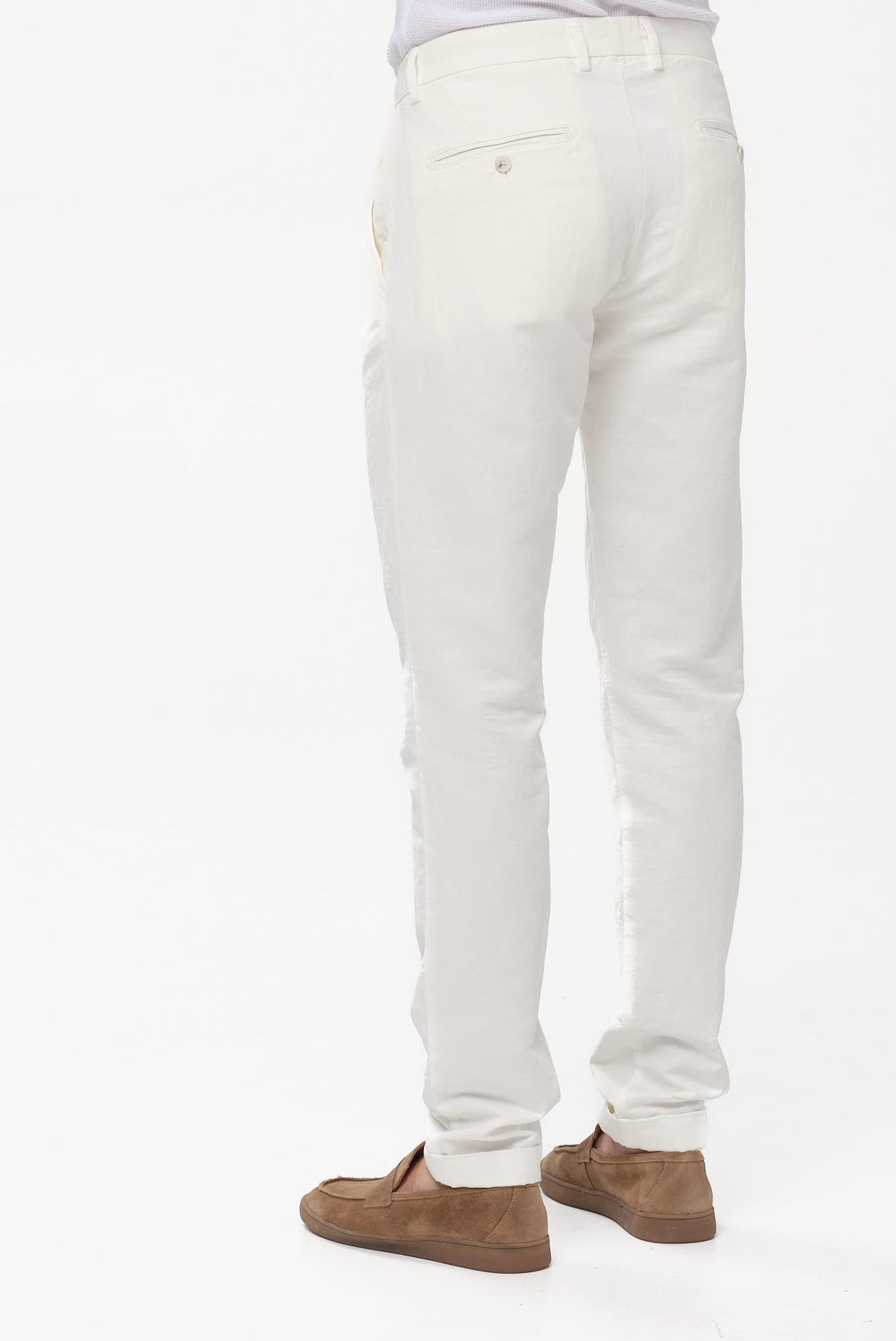 ΑΝΔΡΙΚΟ ΛΕΥΚΟ ΠΑΝΤΕΛΟΝΙ CHINOS PORTOBELLO΄S ME ΠΙΕΤΑ REGULAR FIT