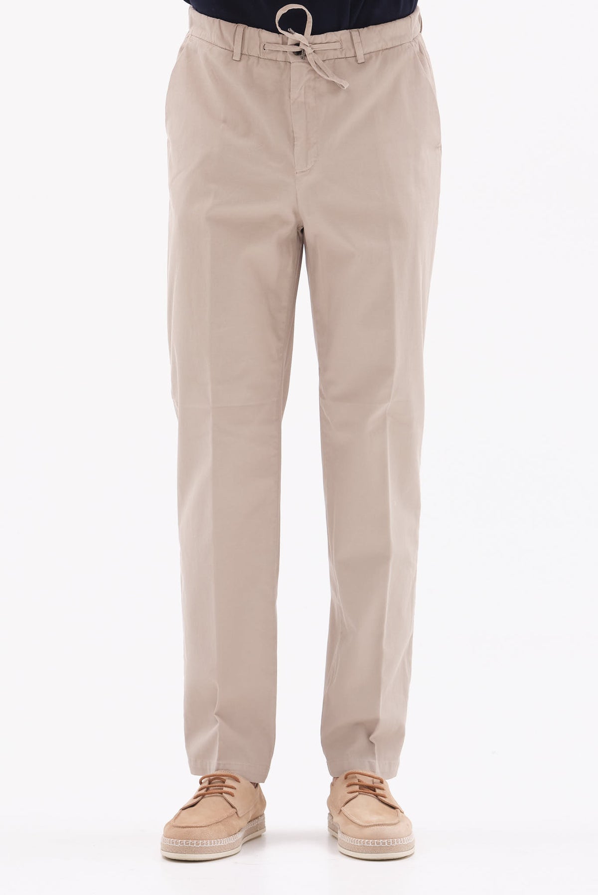 ΑΝΔΡΙΚΟ ΜΠΕΖ CHINOS ΠΑΝΤΕΛΟΝΙ PORTOBELLO'S REGULAR FIT ΜΕ ΚΟΡΔΟΝΙ ΚΑΙ ΛΑΣΤΙΧΟ