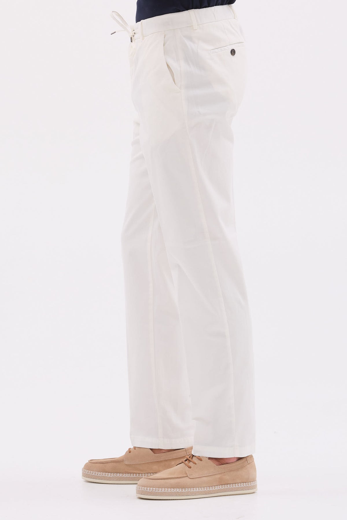 ΑΝΔΡΙΚΟ ΕΚΡΟΥ CHINOS ΠΑΝΤΕΛΟΝΙ PORTOBELLO'S REGULAR FIT ΜΕ ΚΟΡΔΟΝΙ ΚΑΙ ΛΑΣΤΙΧΟ