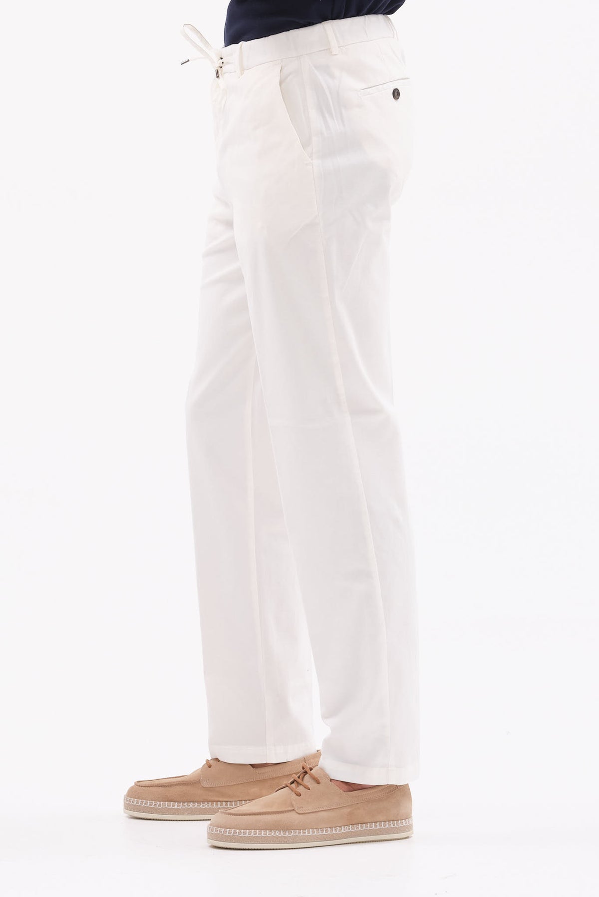 ΑΝΔΡΙΚΟ ΕΚΡΟΥ CHINOS ΠΑΝΤΕΛΟΝΙ PORTOBELLO'S REGULAR FIT ΜΕ ΚΟΡΔΟΝΙ ΚΑΙ ΛΑΣΤΙΧΟ