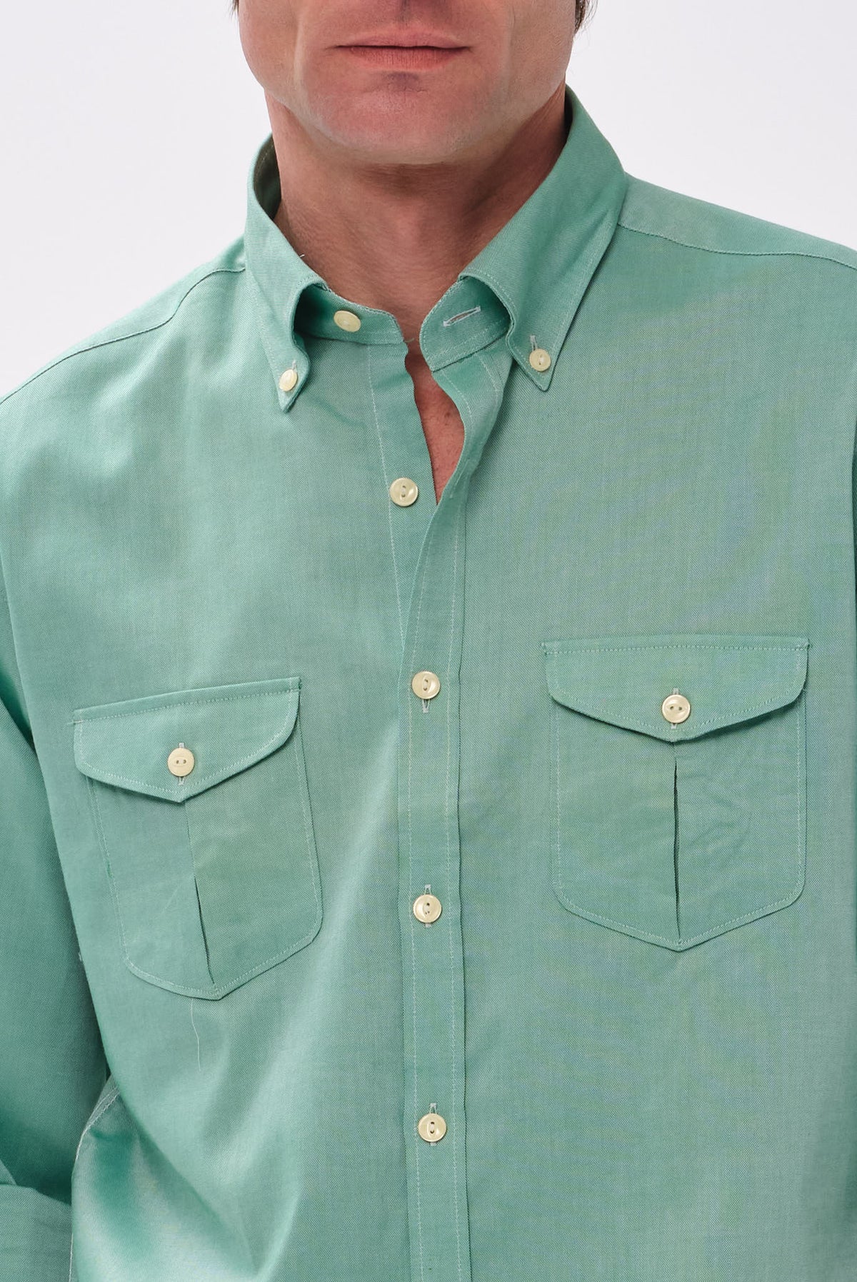 ΑΝΔΡΙΚΟ ΠΡΑΣΙΝΟ ΠΟΥΚΑΜΙΣΟ PORTOBELLO'S ΜΕ BUTTON DOWN ΓΙΑΚΑ REGULAR FIT