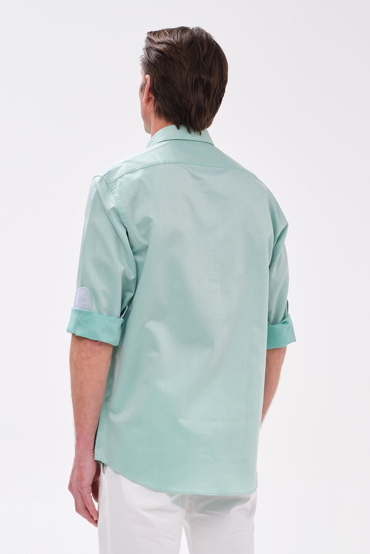 ΑΝΔΡΙΚΟ ΠΡΑΣΙΝΟ NO POCKET ΠΟΥΚΑΜΙΣΟ PORTOBELLO'S ΜΕ BUTTON DOWN ΓΙΑΚΑ REGULAR FIT