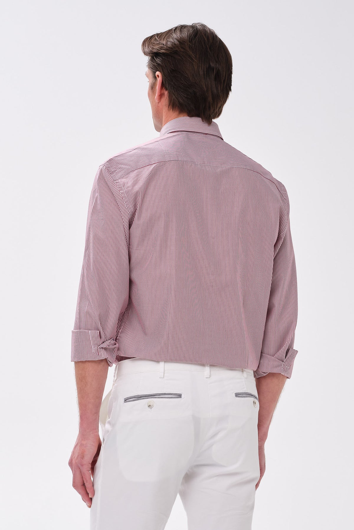 ΑΝΔΡΙΚΟ ΚΟΚΚΙΝΟ ΡΙΓΕ ΠΟΥΚΑΜΙΣΟ PORTOBELLO'S ΜΕ BUTTON DOWN ΓΙΑΚΑ REGULAR FIT
