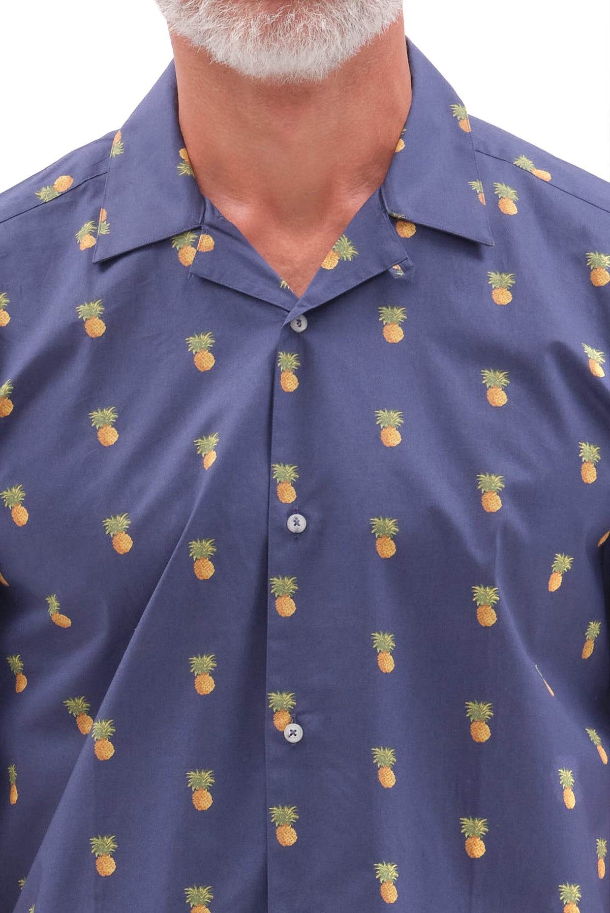ΑΝΔΡΙΚΟ ΜΠΛΕ ΚΟΝΤΟΜΑΝΙΚΟ ΠΟΥΚΑΜΙΣΟ PORTOBELLO'S ΜΕ ΣΧΕΔΙΟ KAI BYRON ΓΙΑΚΑ REGULAR FIT