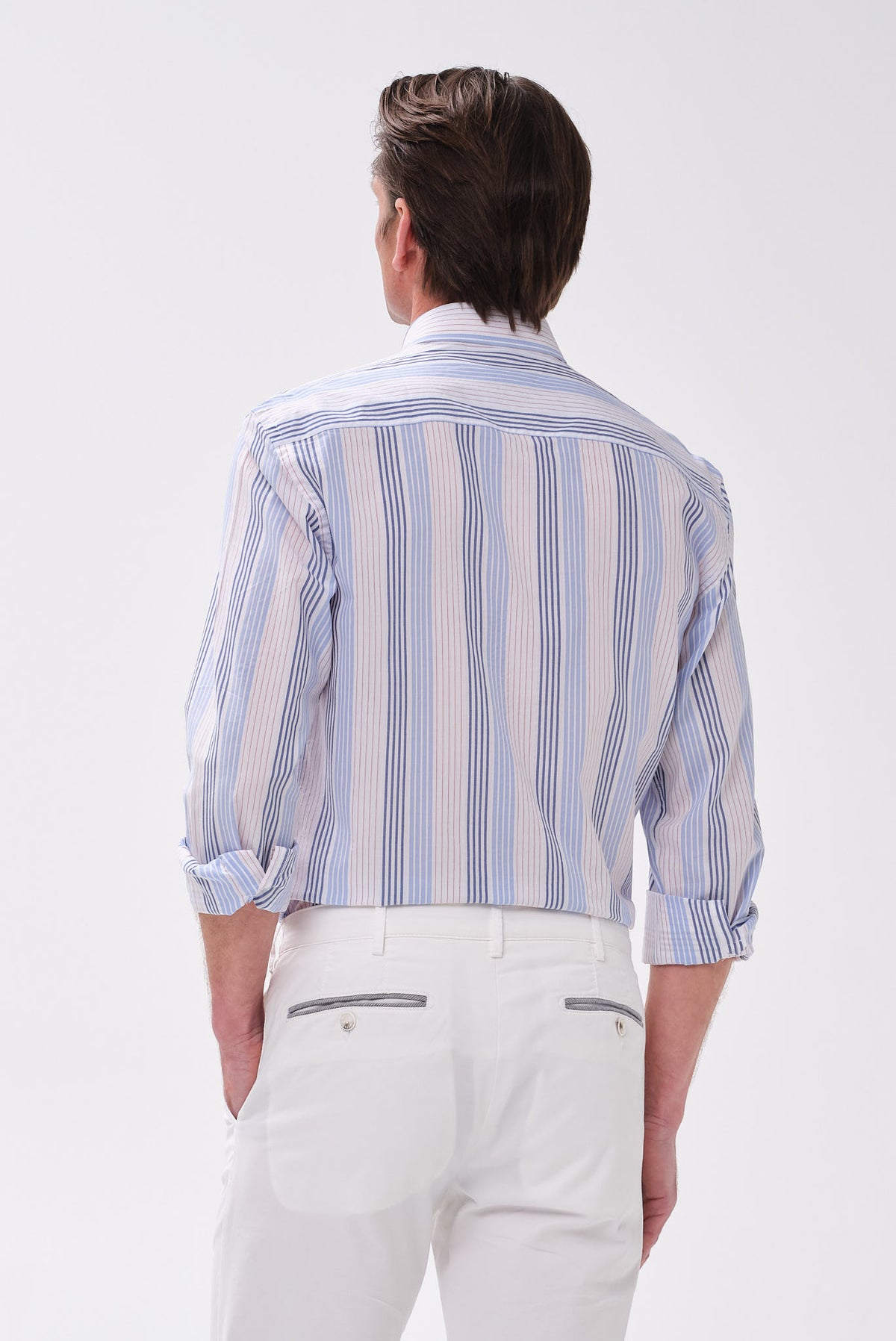 ΑΝΔΡΙΚΟ ΜΠΛΕ ΚΟΚΚΙΝΟ ΡΙΓΕ ΠΟΥΚΑΜΙΣΟ PORTOBELLO'S ME BUTTON DOWN ΓΙΑΚΑ REGULAR FIT