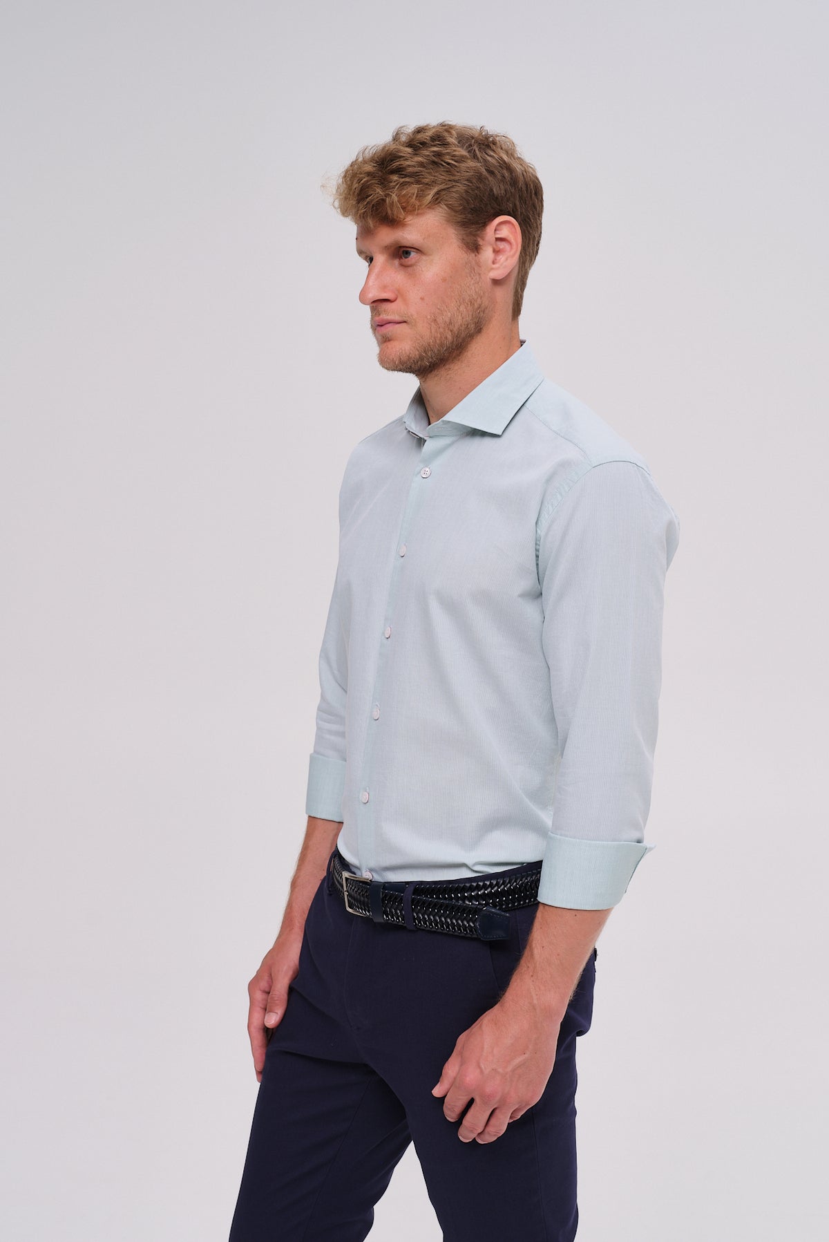 ΑΝΔΡΙΚΟ ΠΟΥΚΑΜΙΣΟ ΟΙΝΟΠΝΕΥΜΑΤΙ PORTOBELLO'S ΜΕ REX ΓΙΑΚΑ SLIM FIT