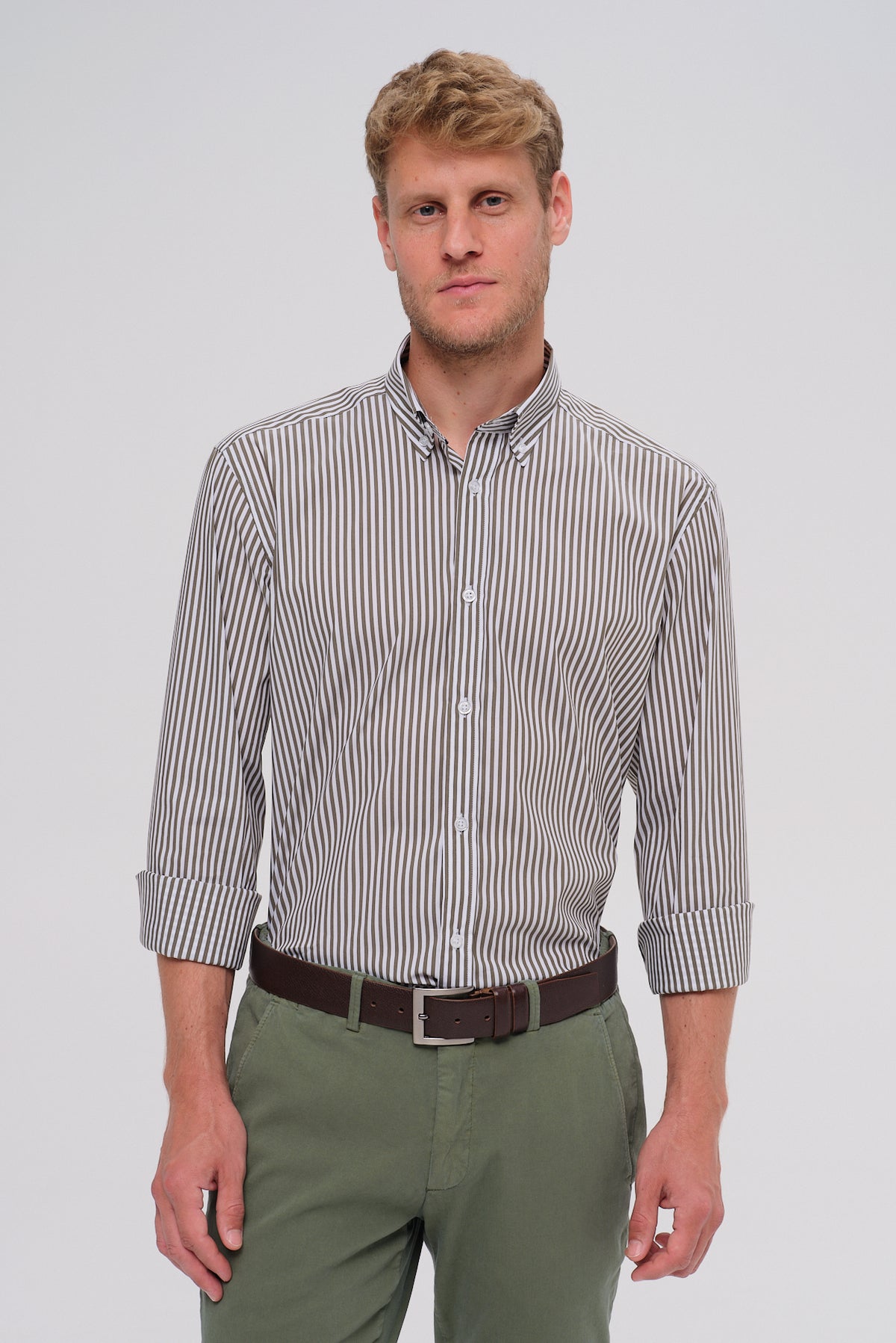 ΑΝΔΡΙΚΟ ΡΙΓΕ ΛΑΔΙ ΠΟΥΚΑΜΙΣΟ PORTOBELLO'S ΜΕ BUTTON DOWN ΓΙΑΚΑ