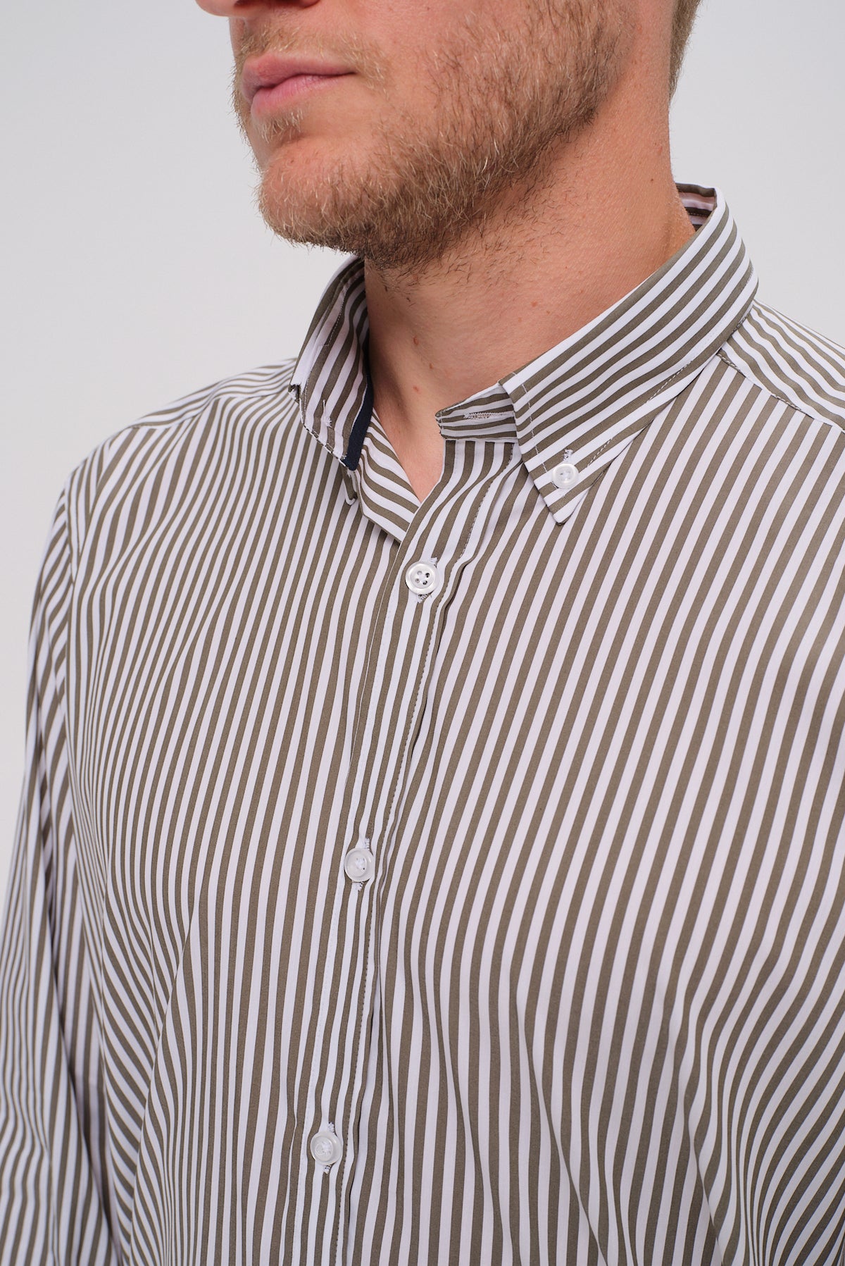 ΑΝΔΡΙΚΟ ΡΙΓΕ ΛΑΔΙ ΠΟΥΚΑΜΙΣΟ PORTOBELLO'S ΜΕ BUTTON DOWN ΓΙΑΚΑ