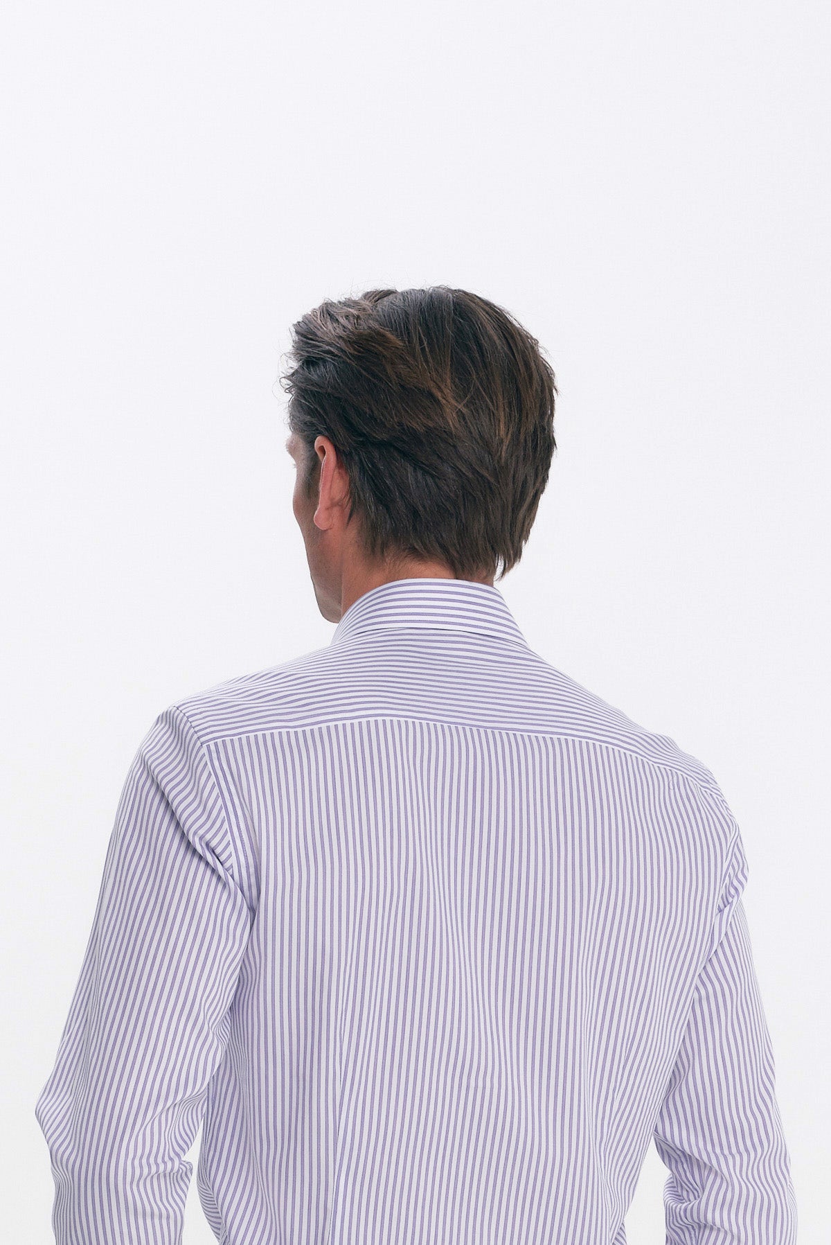 ΑΝΔΡΙΚΟ ΛΙΛΑ ΠΟΥΚΑΜΙΣΟ ΜΕ ΛΕΥΚΕΣ ΡΙΓΕΣ SLIM FIT PORTOBELLO'S ΚΑΙ REX ΓΙΑΚΑ