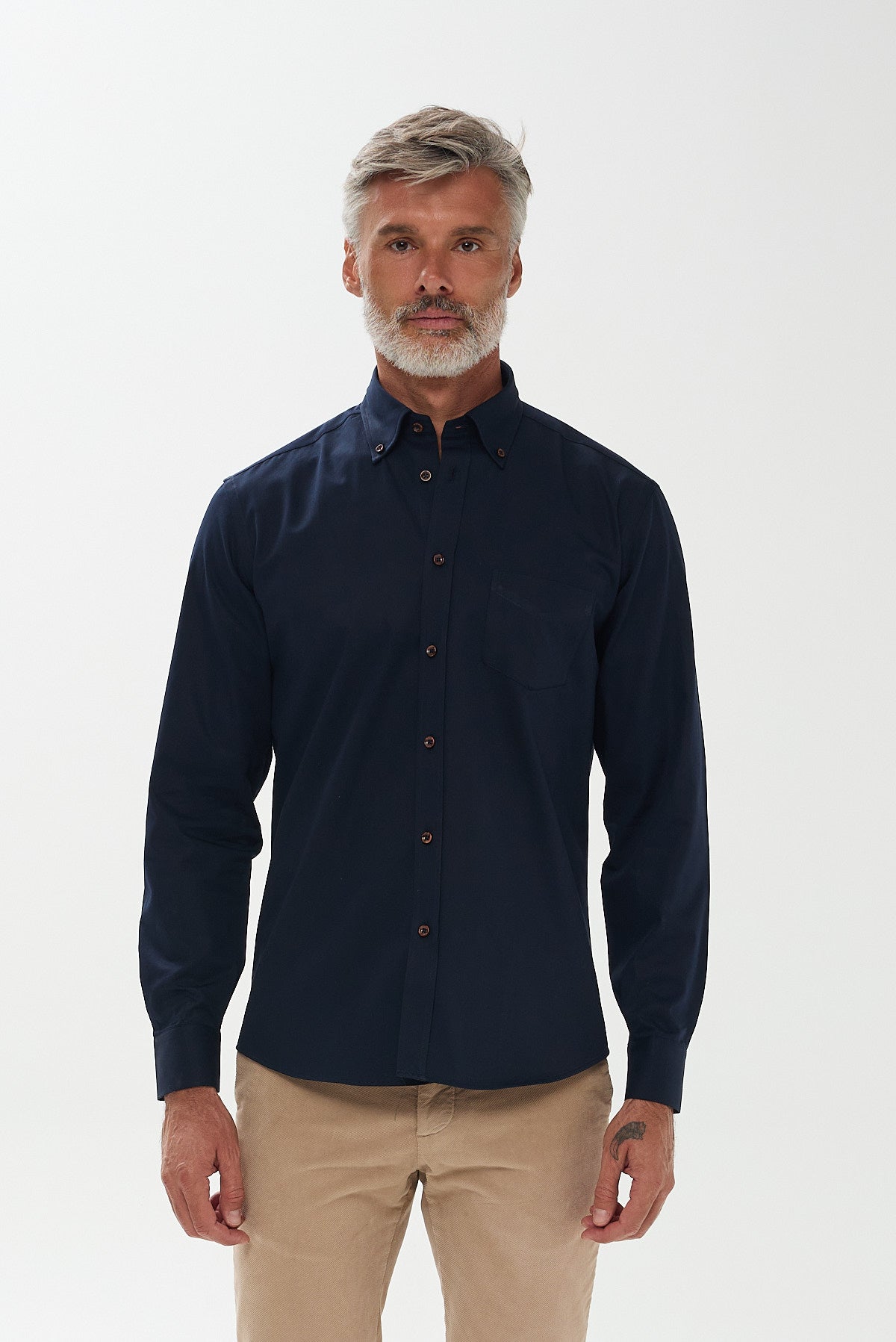 ΑΝΔΡΙΚΟ ΜΠΛΕ ΠΟΥΚΑΜΙΣΟ ΜΕ BUTTON DOWN ΓΙΑΚΑ PORTOBELLO'S REGULAR FIT