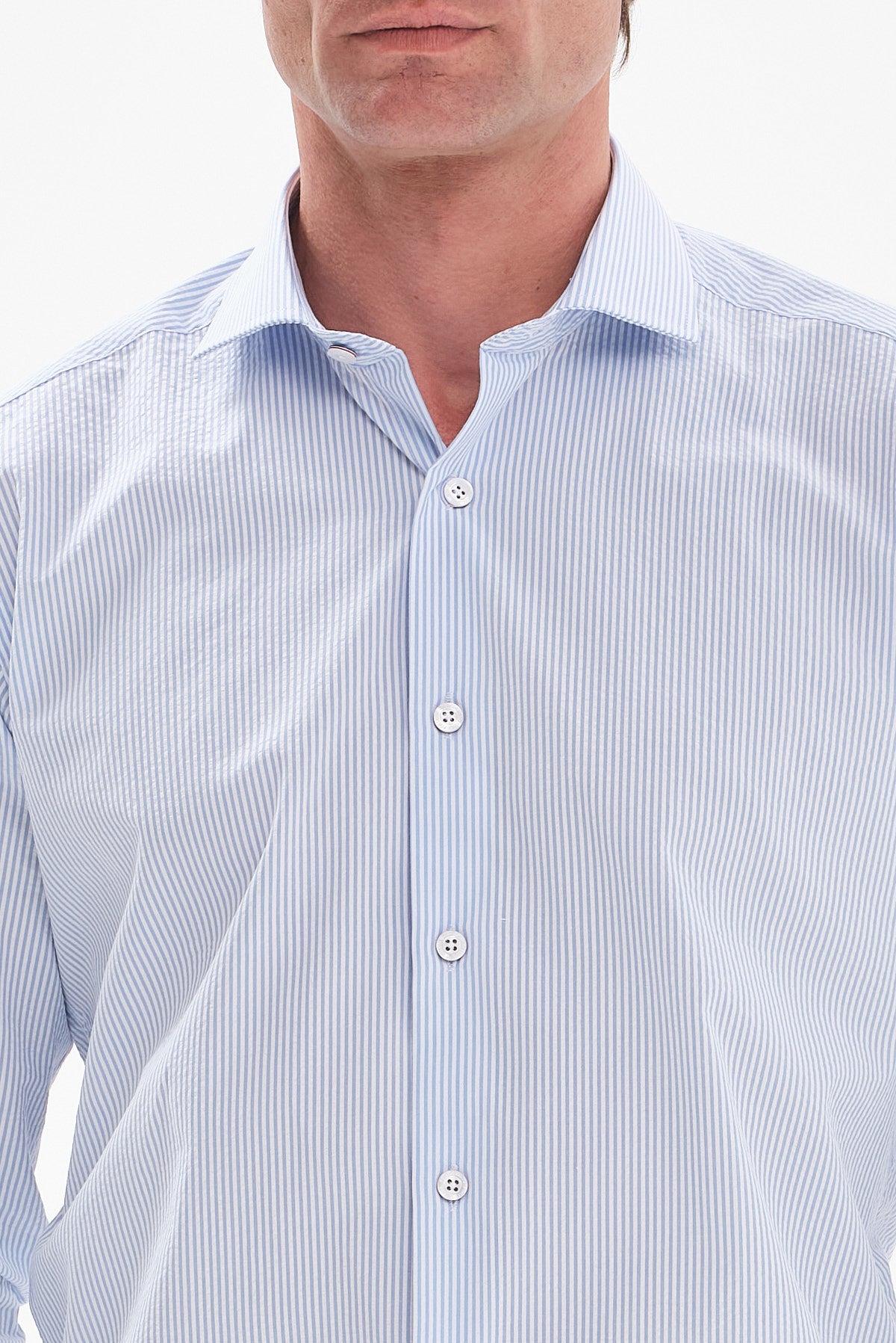 ΑΝΔΡΙΚΟ ΡΙΓΕ ΣΙΕΛ ΠΟΥΚΑΜΙΣΟ PORTOBELLO'S SLIM FIT ΜΕ REX ΓΙΑΚΑ