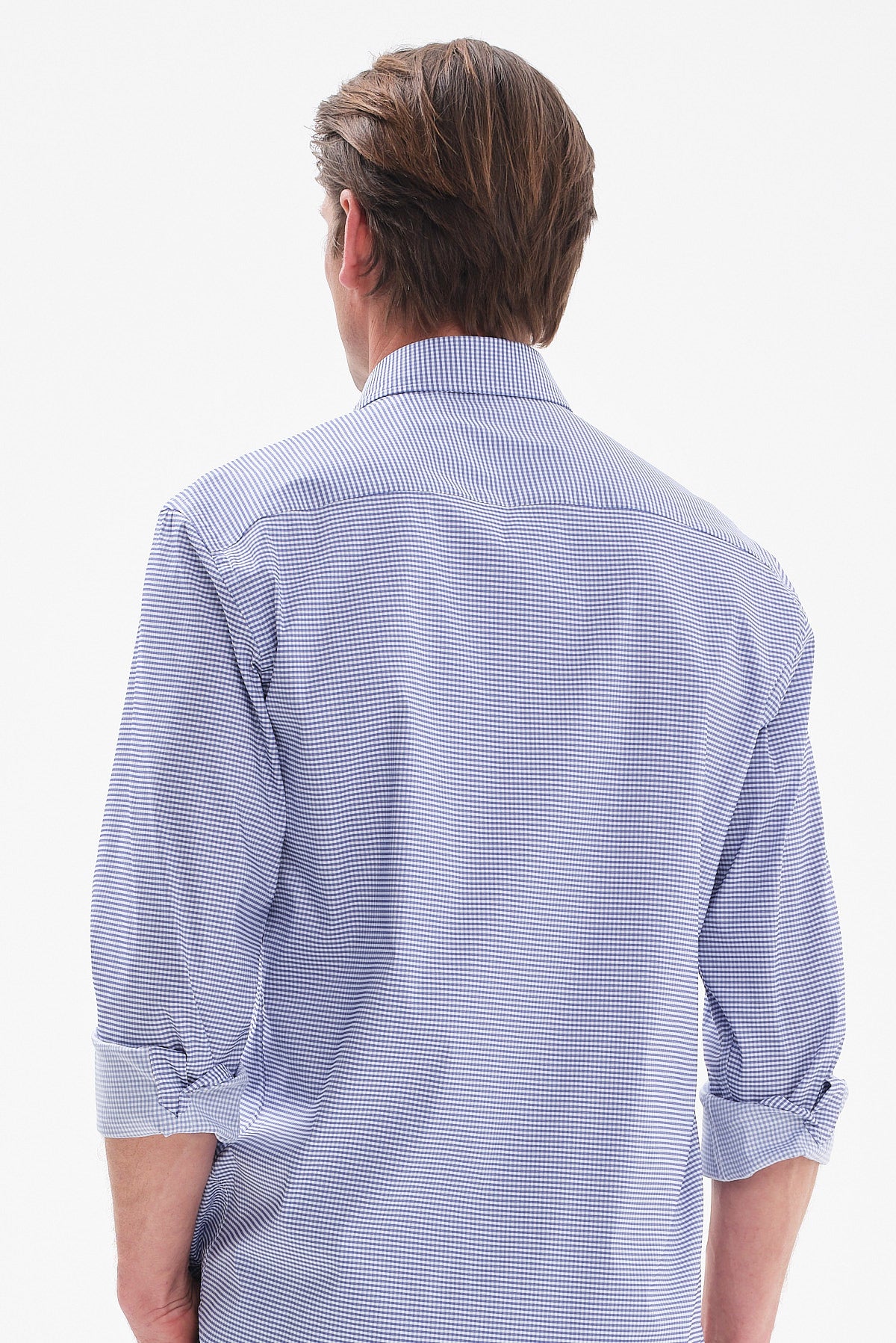 ΑΝΔΡΙΚΟ ΜΠΛΕ ΜΕΣΑΙΟ ΠΤΙ ΚΑΡΟ ΠΟΥΚΑΜΙΣΟ PORTOBELLO'S REGULAR FIT ΜΕ BUTTON DOWN ΓΙΑΚΑ