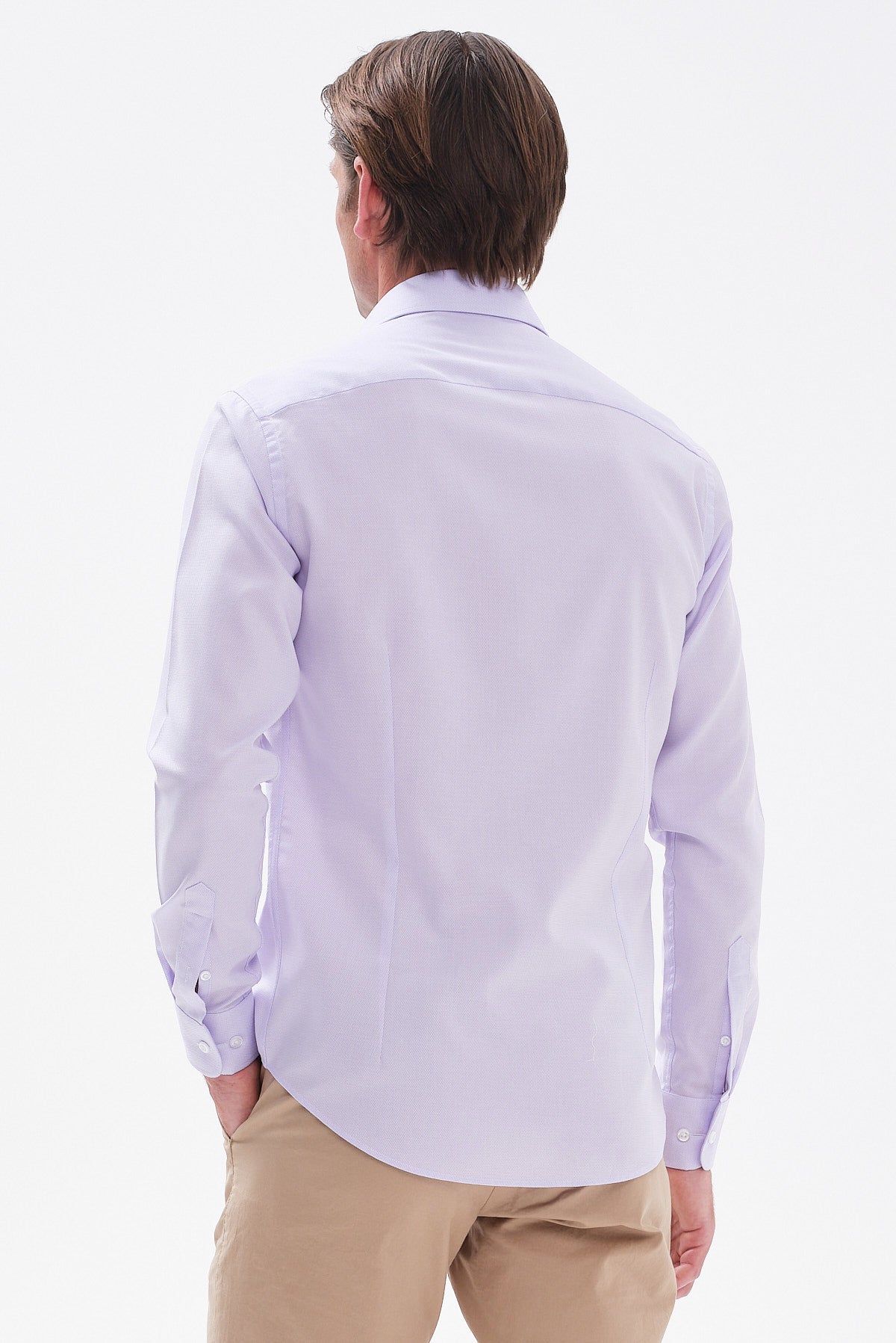 ΑΝΔΡΙΚΟ ΛΙΛΑ ΠΟΥΚΑΜΙΣΟ PORTOBELLO'S SLIM FIT ΜΕ REX ΓΙΑΚΑ