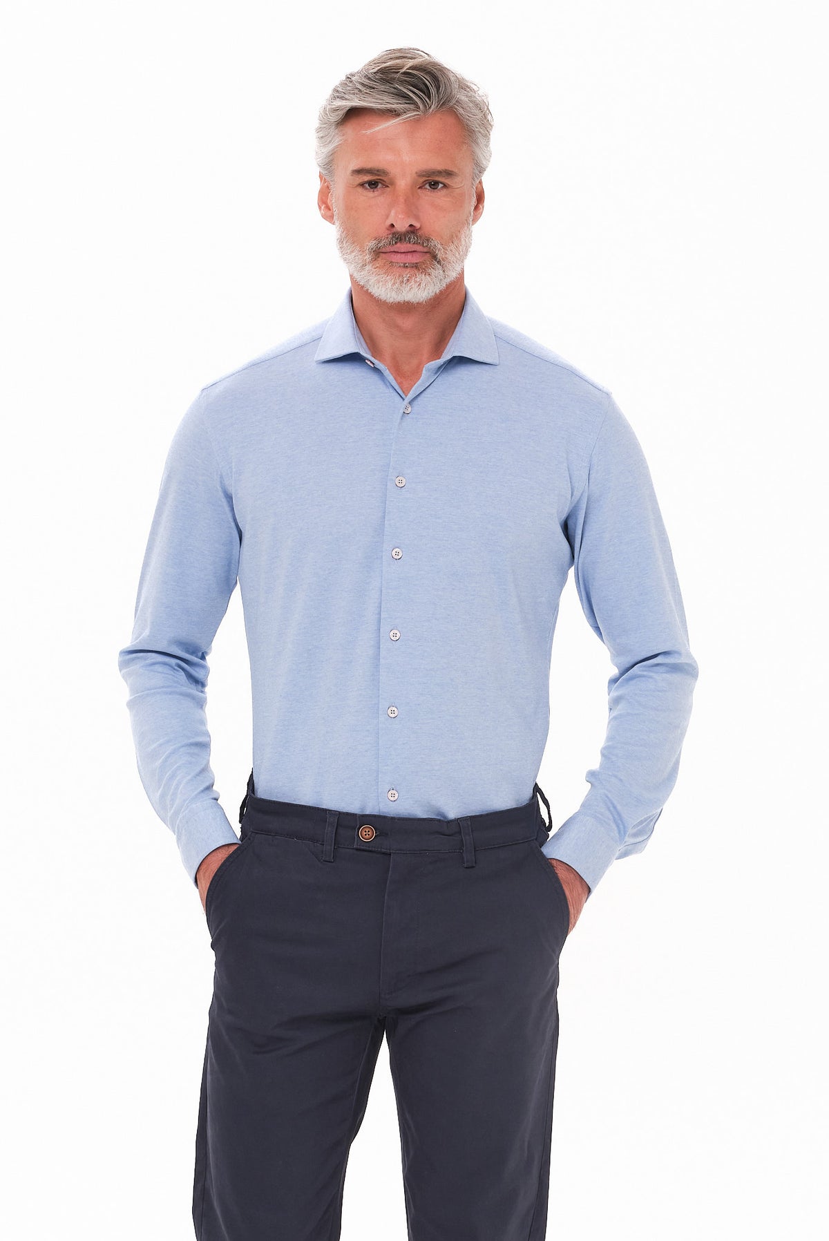 ΑΝΔΡΙΚΟ ΡΑΦ ΠΟΥΚΑΜΙΣΟ PORTOBELLO'S ΜΕ REX ΓΙΑΚΑ SLIM FIT