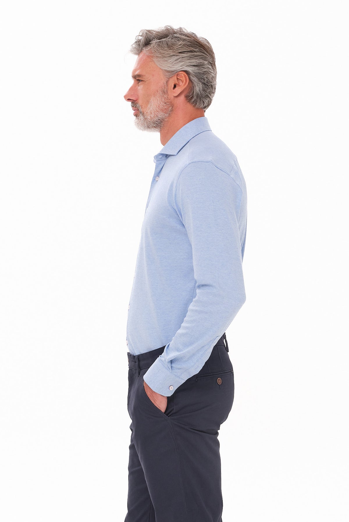 ΑΝΔΡΙΚΟ ΡΑΦ ΠΟΥΚΑΜΙΣΟ PORTOBELLO'S ΜΕ REX ΓΙΑΚΑ SLIM FIT