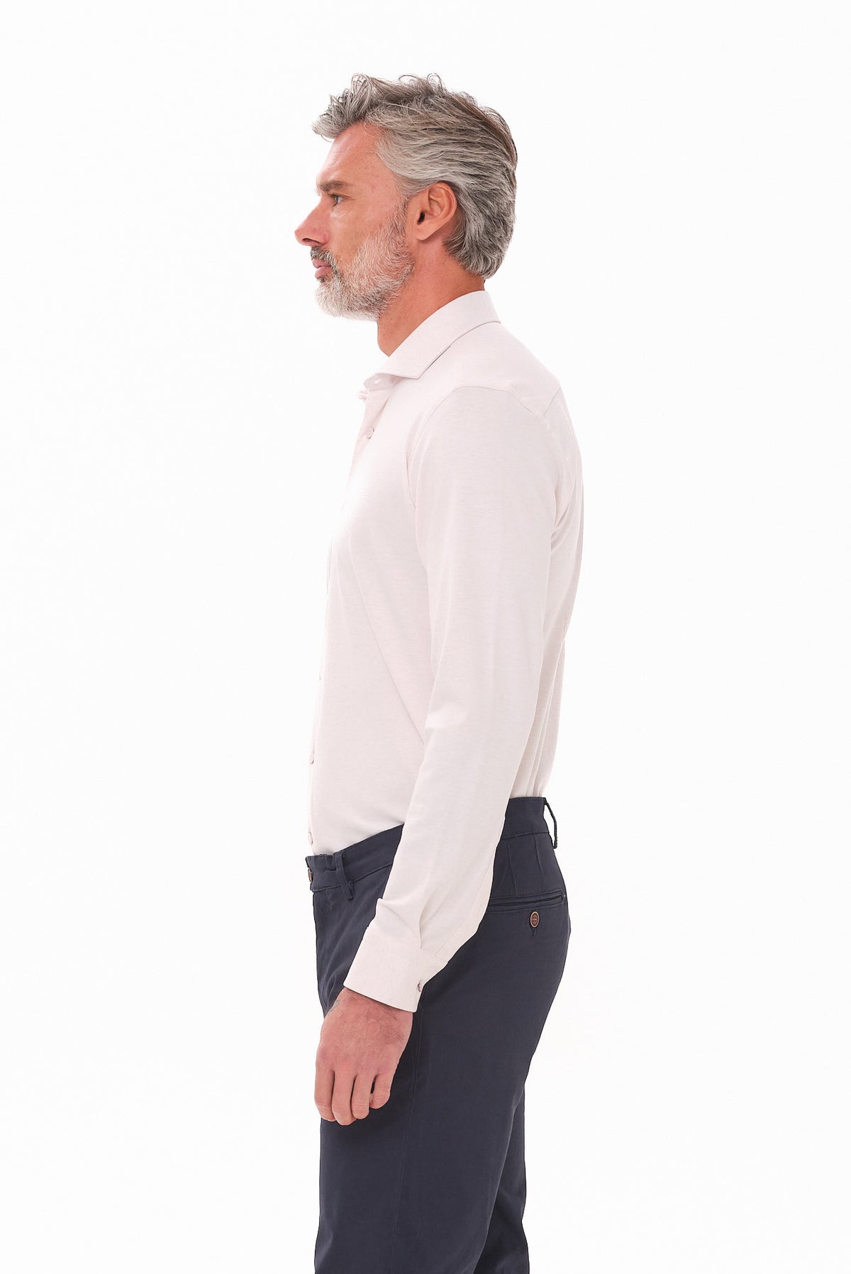 ΑΝΔΡΙΚΟ ΡΟΖ ΑΝΟΙΧΤΟ ΠΟΥΚΑΜΙΣΟ PORTOBELLO'S ΜΕ REX ΓΙΑΚΑ SLIM FIT