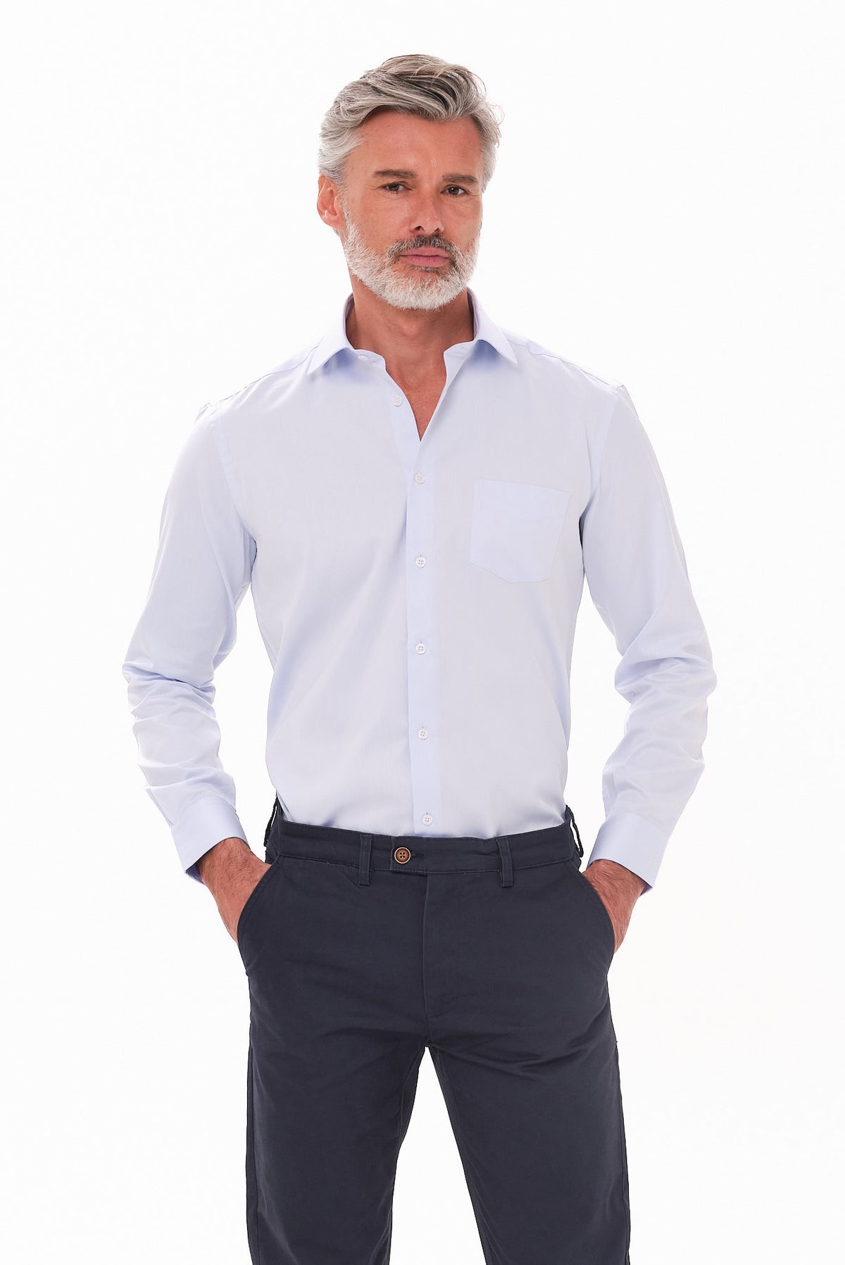 ΑΝΔΡΙΚΟ ΣΙΕΛ ΠΟΥΚΑΜΙΣΟ PORTOBELLO'S ΜΕ REX-STAR ΓΙΑΚΑ REGULAR FIT