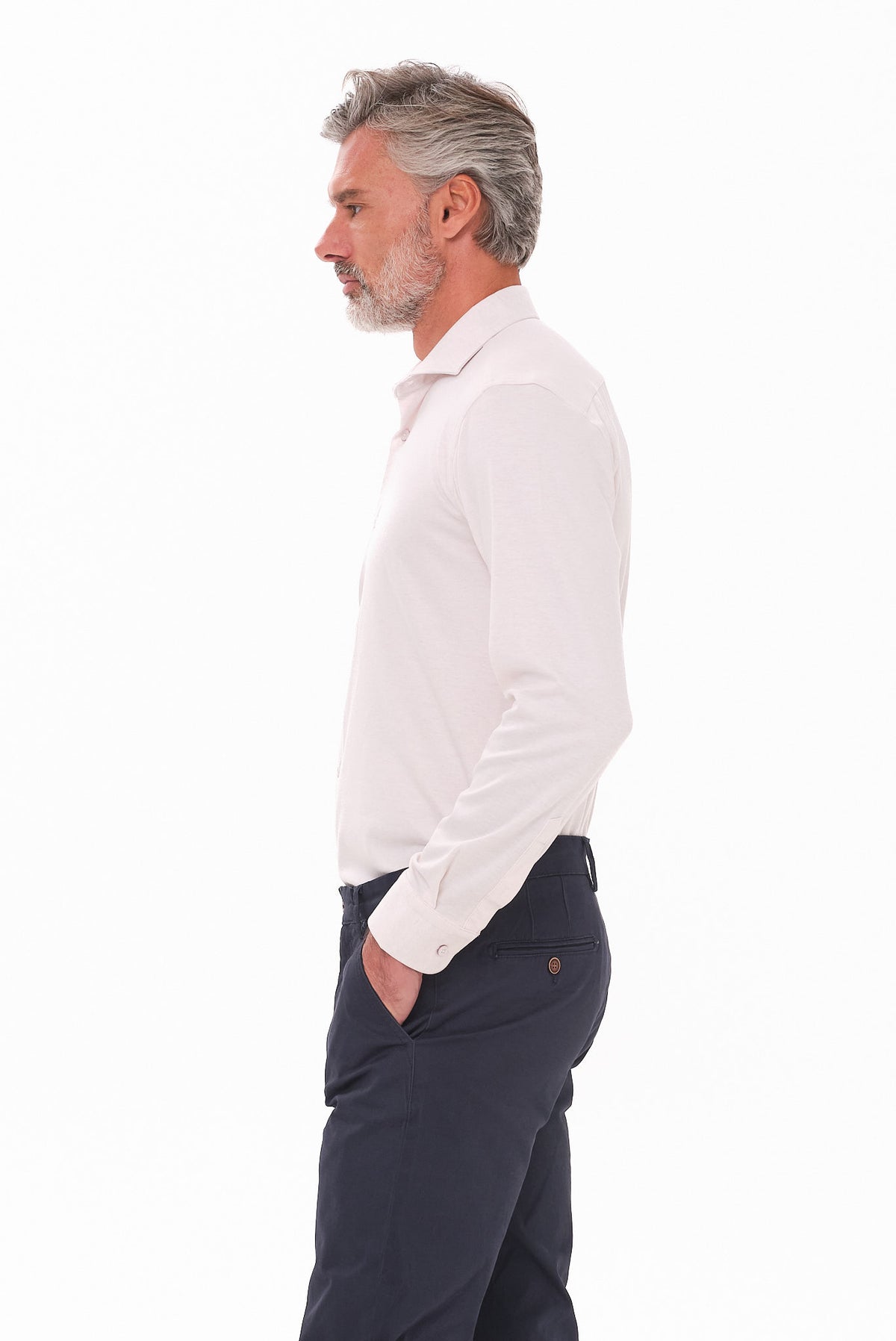 ΑΝΔΡΙΚΟ ΡΟΖ ΑΝΟΙΧΤΟ ΠΟΥΚΑΜΙΣΟ PORTOBELLO'S ΜΕ REX ΓΙΑΚΑ REGULAR FIT