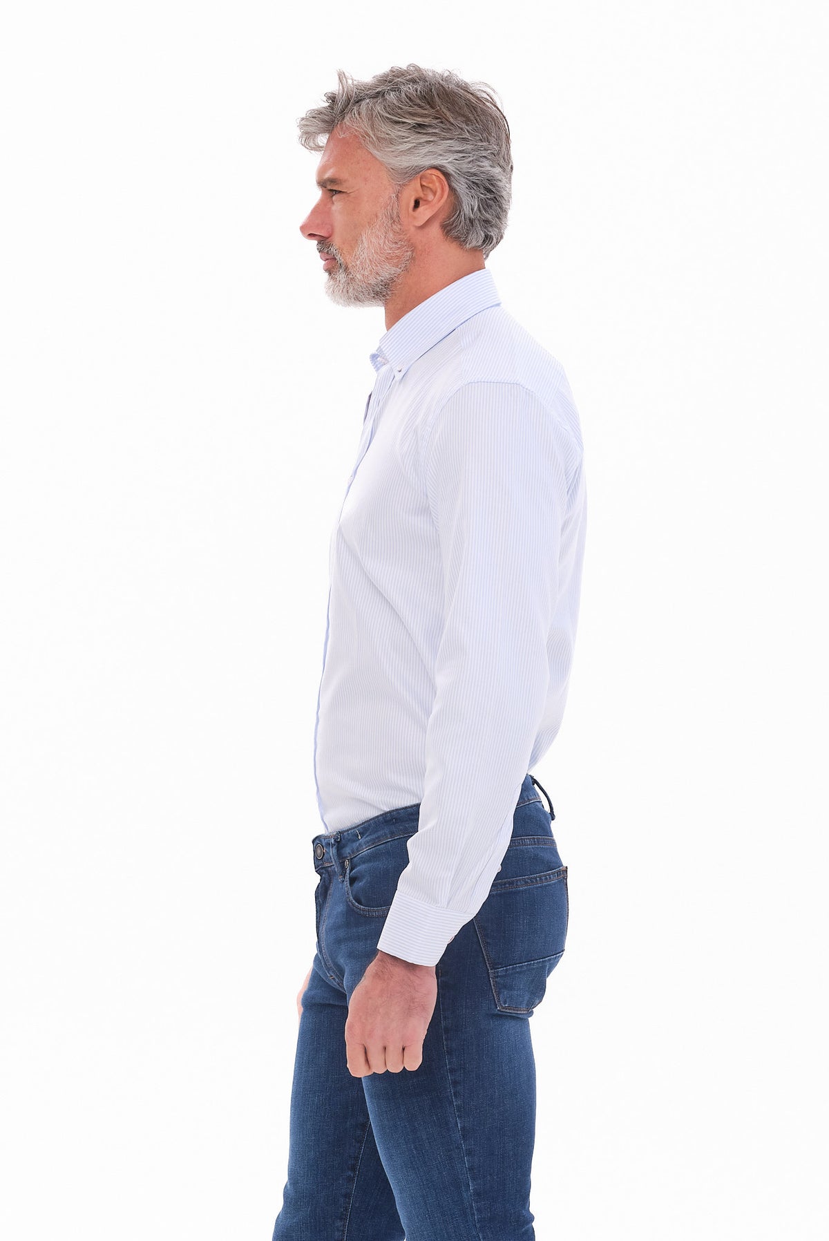 ΑΝΔΡΙΚΟ ΣΙΕΛ ΡΙΓΕ ΠΟΥΚΑΜΙΣΟ PORTOBELLO'S ΜΕ BUTTON DOWN ΓΙΑΚΑ REGULAR FIT