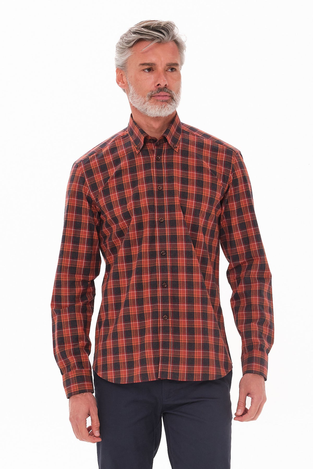 ΑΝΔΡΙΚΟ ΚΕΡΑΜΙΔΙ ΚΑΡΟ ΠΟΥΚΑΜΙΣΟ PORTOBELLO'S ME BUTTON DOWN ΓΙΑΚΑ REGULAR FIT