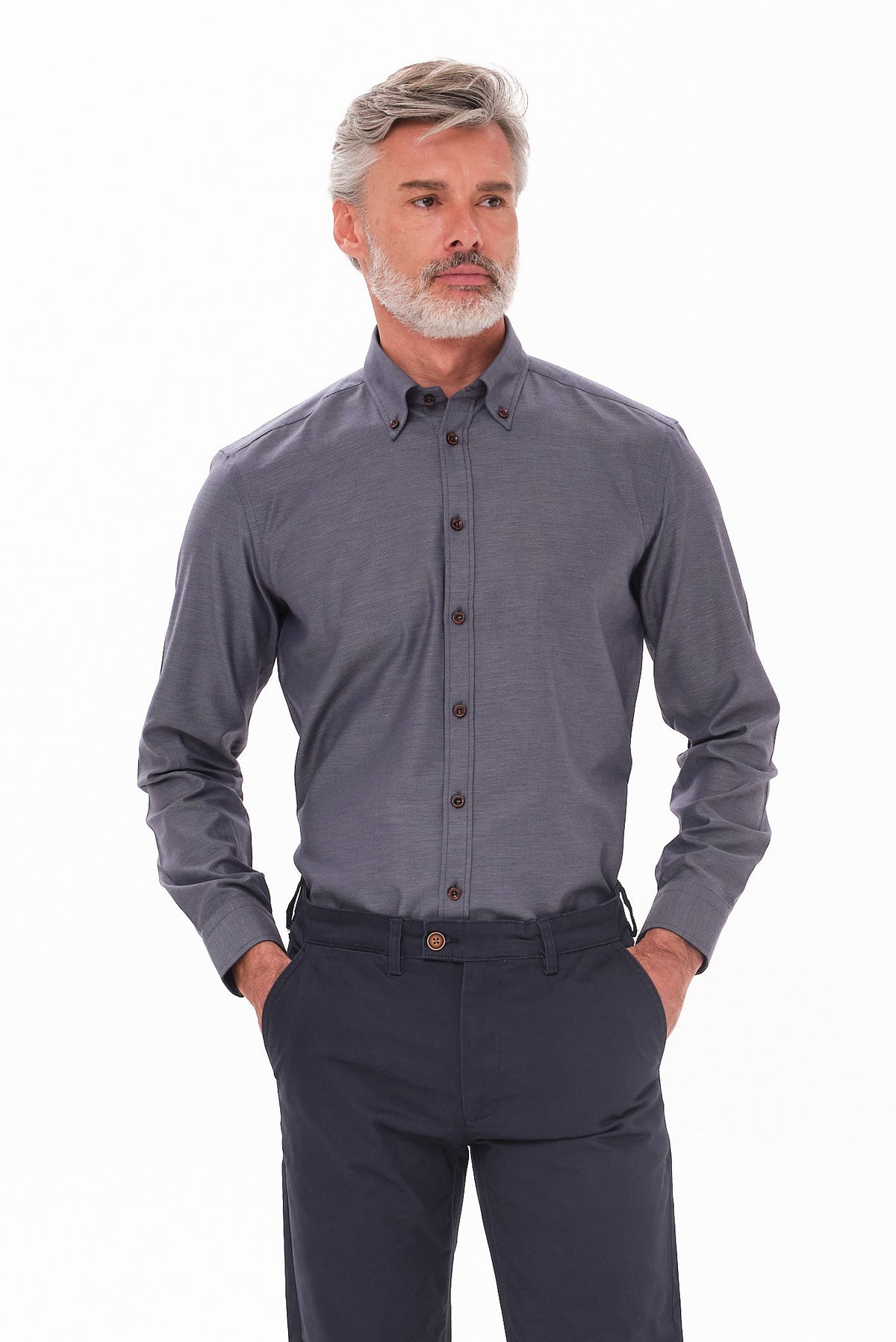 ΑΝΔΡΙΚΟ ΤΖΗΝ ΠΟΥΚΑΜΙΣΟ PORTOBELLO'S ME BUTTON DOWN ΓΙΑΚΑ REGULAR FIT