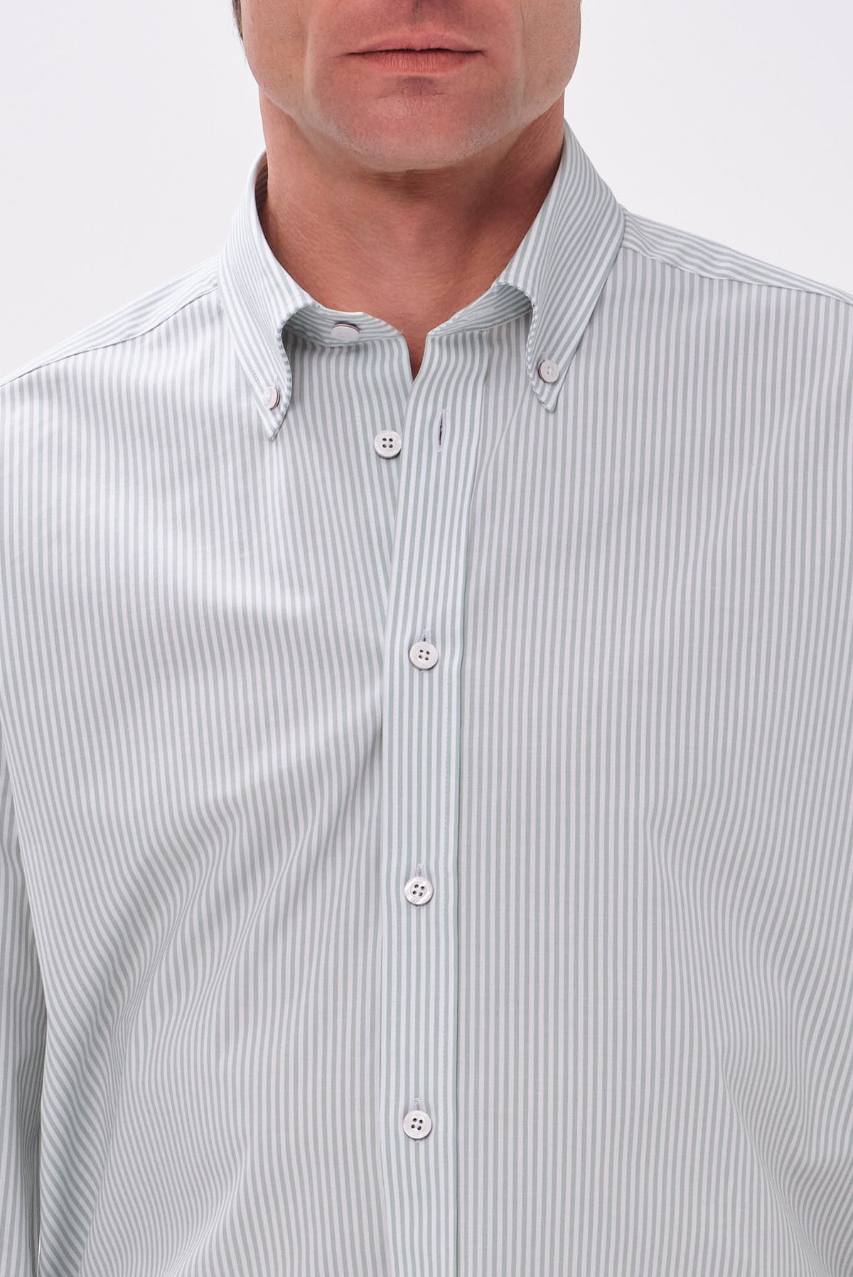 ΑΝΔΡΙΚΟ ΡΙΓΕ ΠΟΥΚΑΜΙΣΟ ΣΕ ΧΡΩΜΑ ΜΕΝΤΑΣ PORTOBELLO'S ΜΕ BUTTON DOWN ΓΙΑΚΑ REGULAR FIT