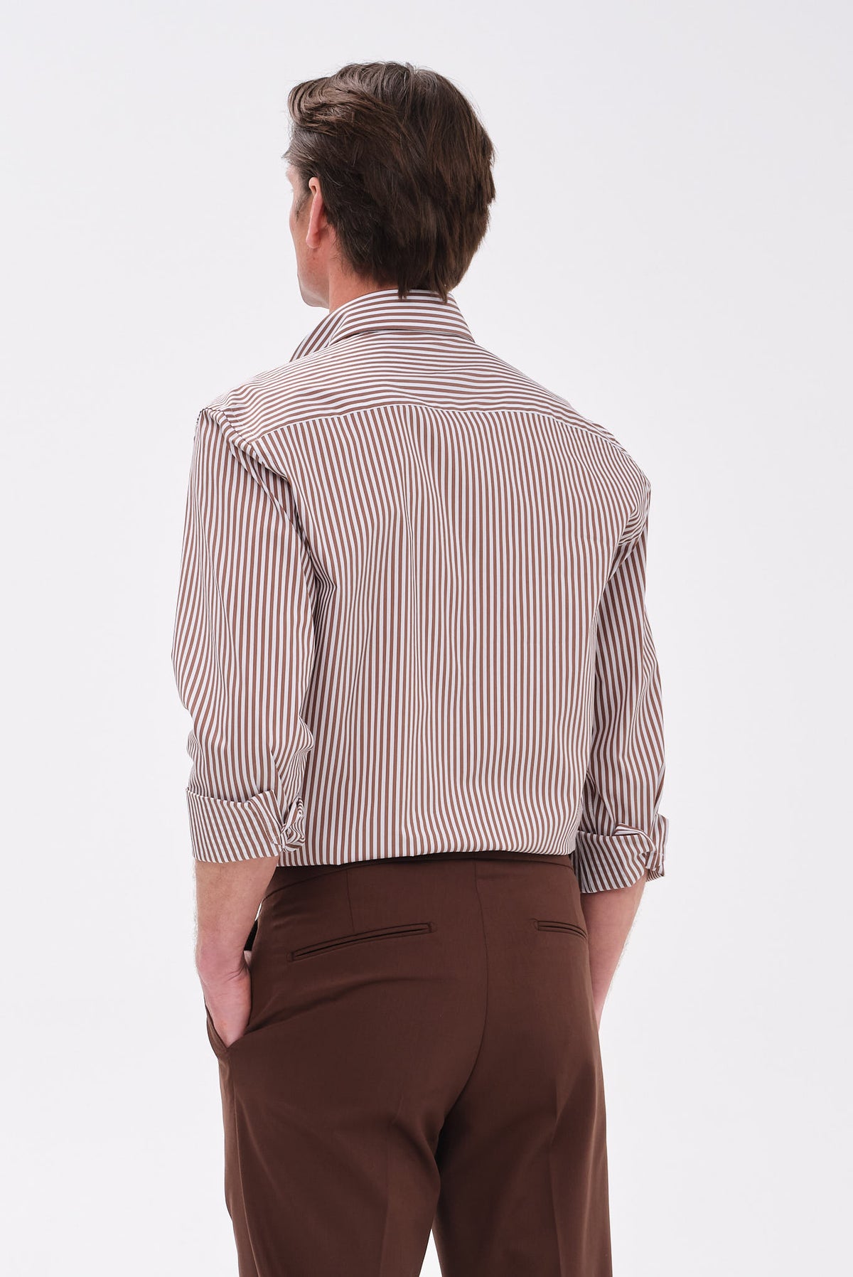 ΑΝΔΡΙΚΟ ΡΙΓΕ ΚΑΦΕ ΠΟΥΚΑΜΙΣΟ PORTOBELLO'S ΜΕ BUTTON DOWN ΓΙΑΚΑ REGULAR FIT