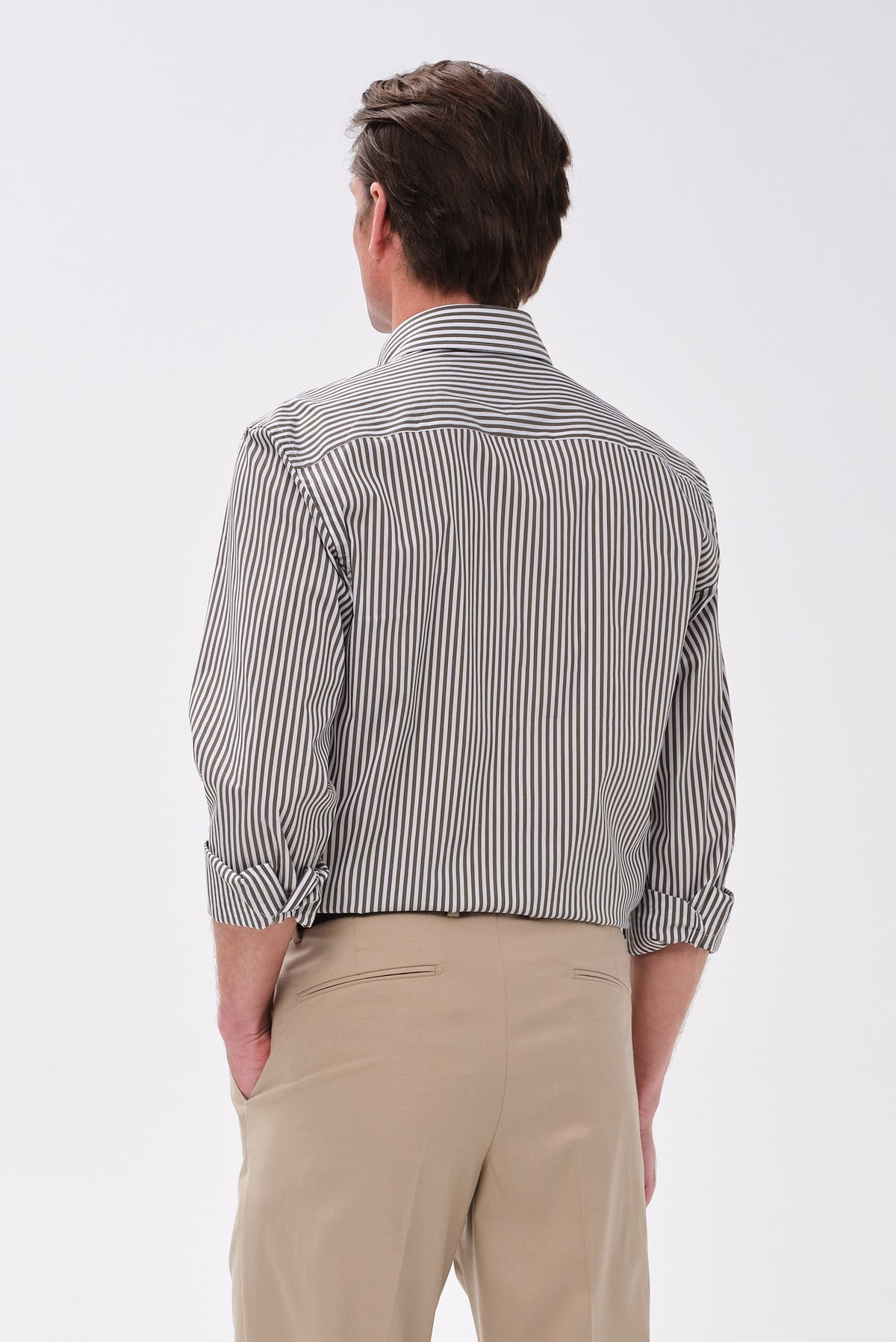 ΑΝΔΡΙΚΟ ΡΙΓΕ ΛΑΔΙ ΠΟΥΚΑΜΙΣΟ PORTOBELLO'S ΜΕ BUTTON DOWN ΓΙΑΚΑ REGULAR FIT