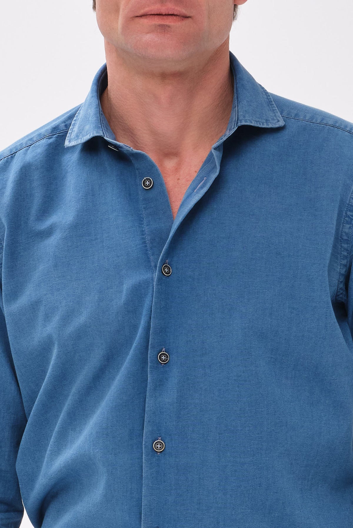 ΑΝΔΡΙΚΟ JEAN ΠΟΥΚΑΜΙΣΟ PORTOBELLO'S ΜΕ REX ΓΙΑΚΑ MODERN FIT