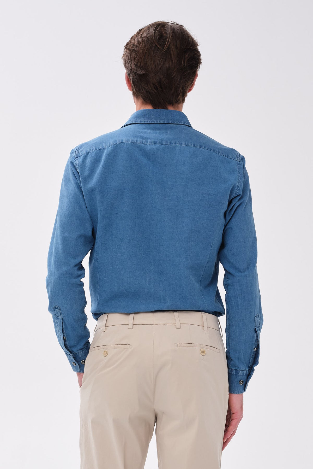 ΑΝΔΡΙΚΟ JEAN ΠΟΥΚΑΜΙΣΟ PORTOBELLO'S ΜΕ REX ΓΙΑΚΑ MODERN FIT