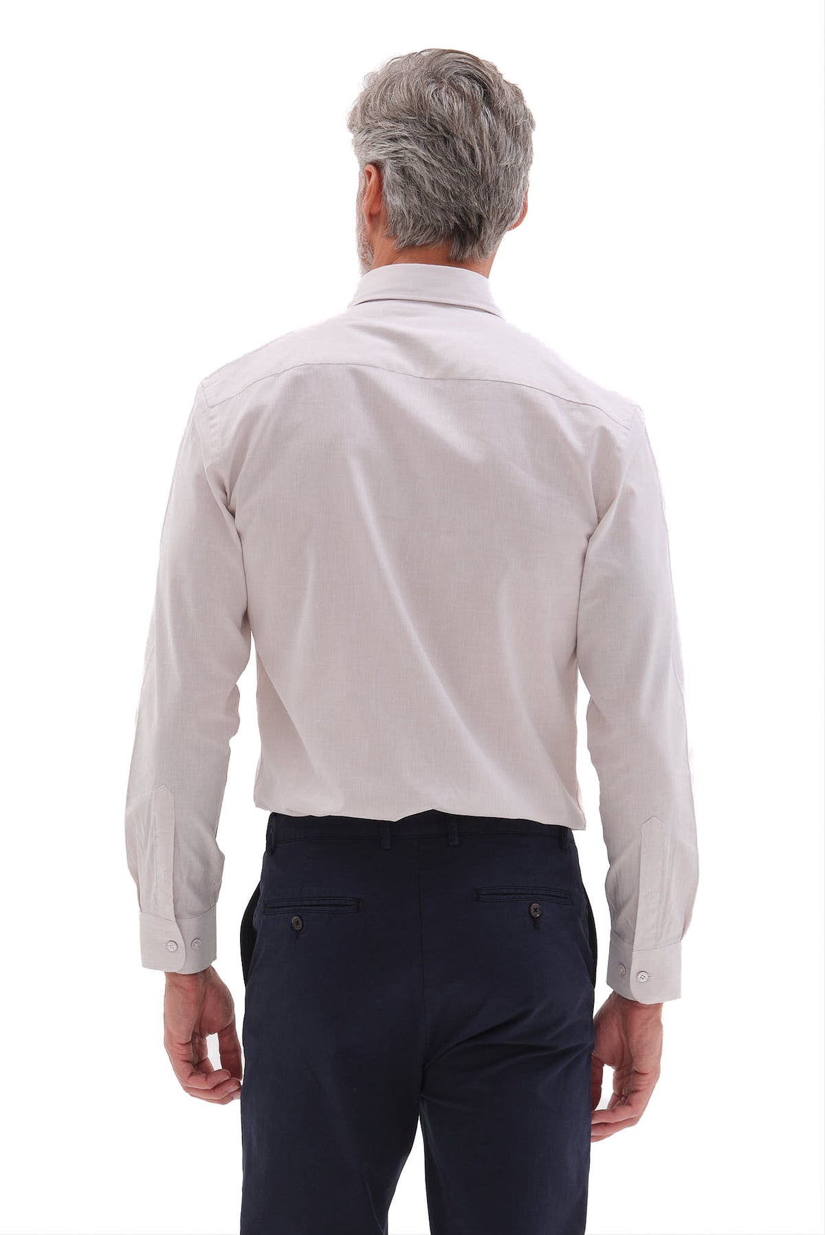 ΑΝΔΡΙΚΟ ΜΠΕΖ ΣΚΟΥΡΟ ΠΟΥΚΑΜΙΣΟ PORTOBELLO'S ΜΕ BUTTON DOWN ΓΙΑΚΑ REGULAR FIT