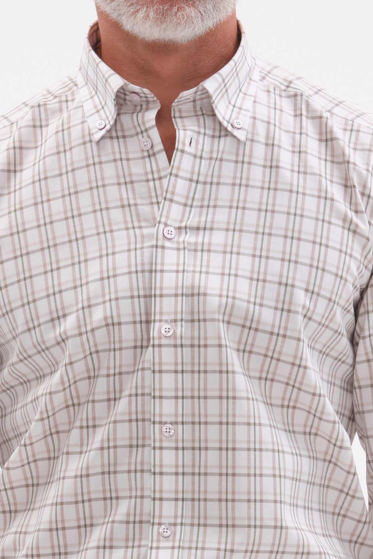 ΑΝΔΡΙΚΟ ΚΑΡΟ ΜΠΕΖ ΣΚΟΥΡΟ ΠΟΥΚΑΜΙΣΟ PORTOBELLO'S ΜΕ BUTTON DOWN ΓΙΑΚΑ REGULAR FIT