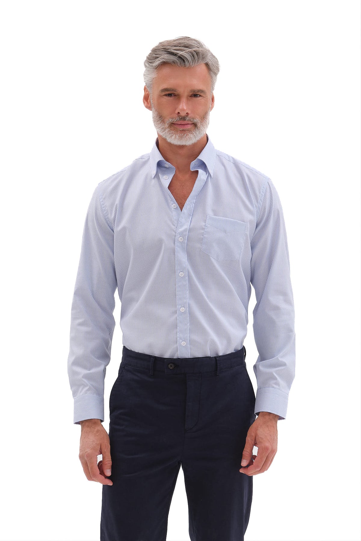 ΑΝΔΡΙΚΟ ΡΙΓΕ ΣΙΕΛ ΠΟΥΚΑΜΙΣΟ PORTOBELLO'S ΜΕ BUTTON DOWN ΓΙΑΚΑ REGULAR FIT
