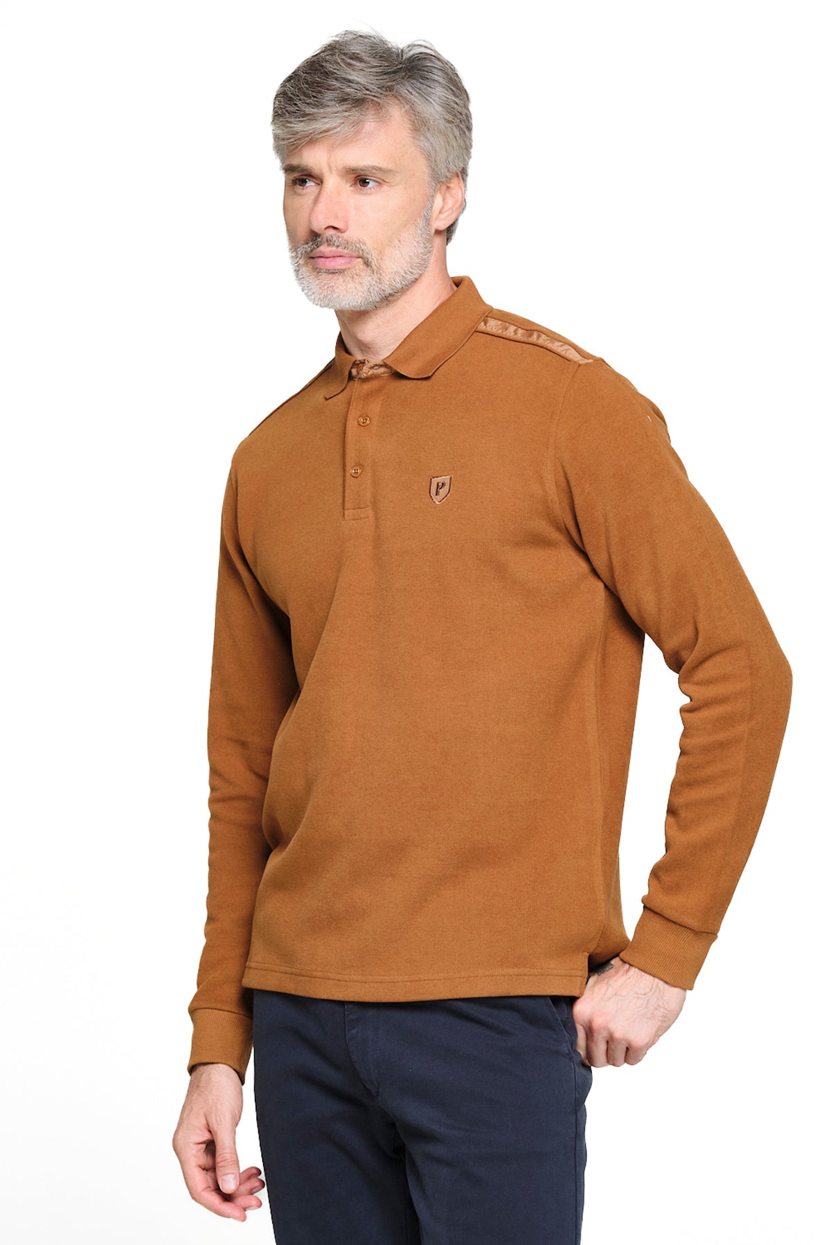 ΑΝΔΡΙΚΟ ΚΑΜΗΛΟ ΜΑΚΡΥΜΑΝΙΚΟ POLO PORTOBELLO'S ΜΕ ΛΕΠΤΟΜΕΡΕΙΕΣ