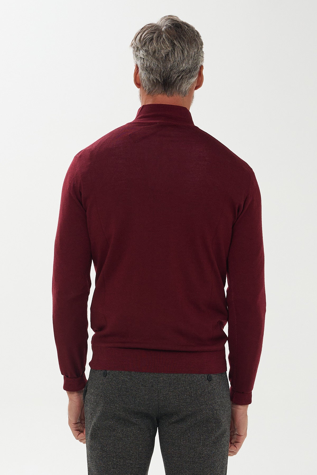 ΑΝΔΡΙΚΟ ΜΠΟΡΝΤΟ ΜΑΛΛΙΝΟ ΠΟΥΛΟΒΕΡ LUPETTO ZIP PORTOBELLO'S REGULAR FIT