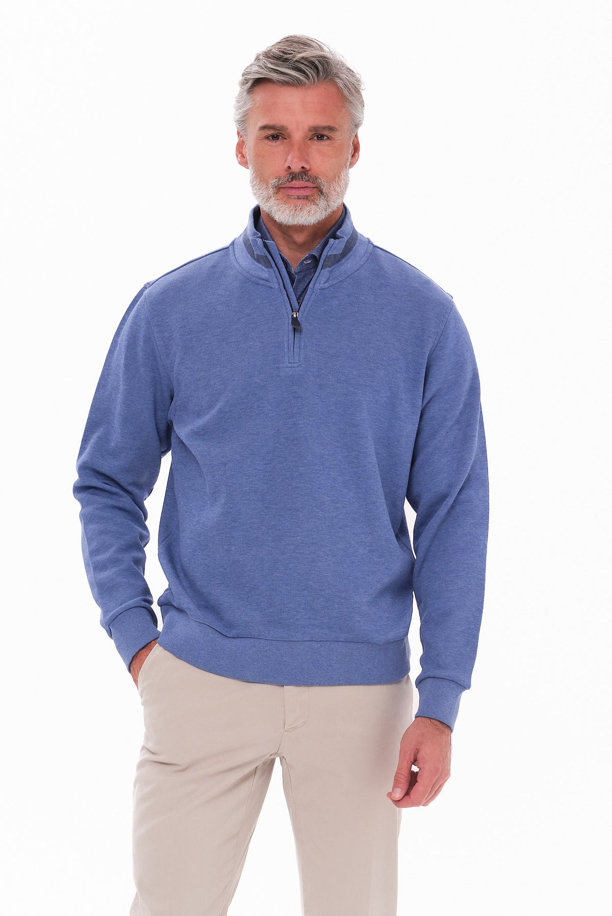 ΑΝΔΡΙΚΟ ΡΑΦ ΠΟΥΛΟΒΕΡ LUPETTO ZIP PORTOBELLO'S REGULAR FIT
